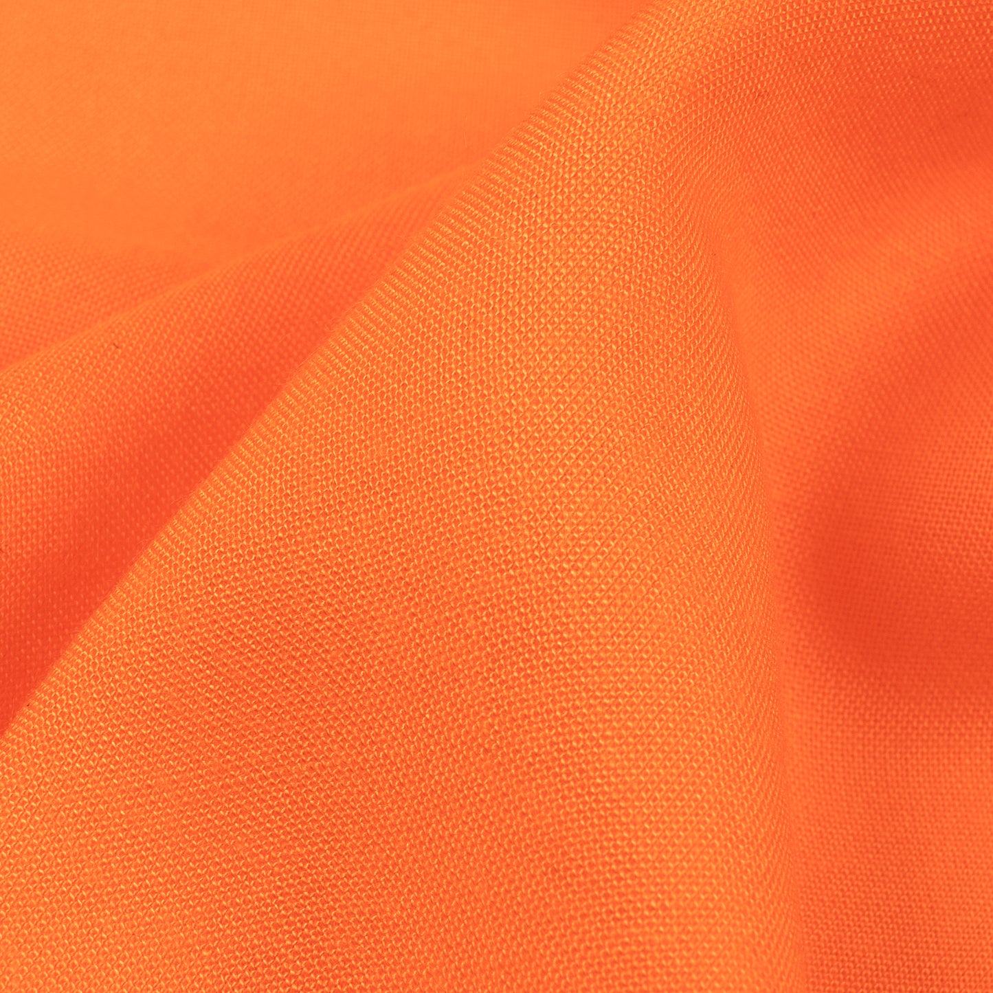 Orange Plain Viscose Rayon Fabric