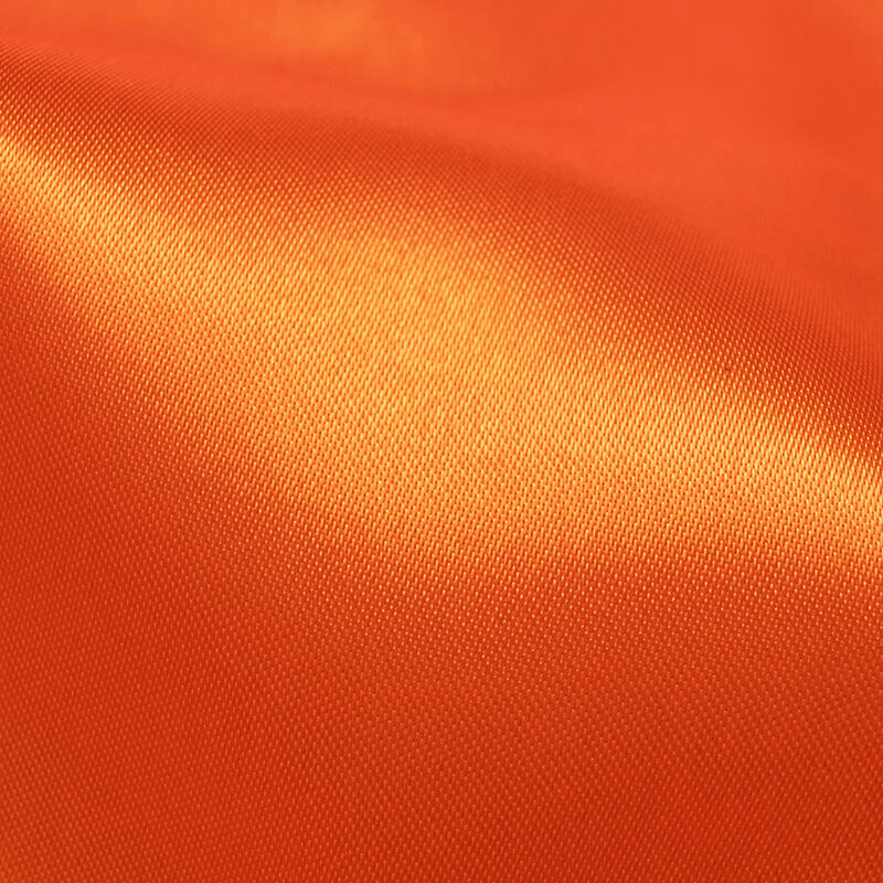 Orange Plain Neon Ultra Satin Fabric