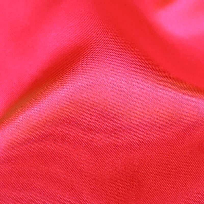 Dark Pink Plain Neon Ultra Satin Fabric