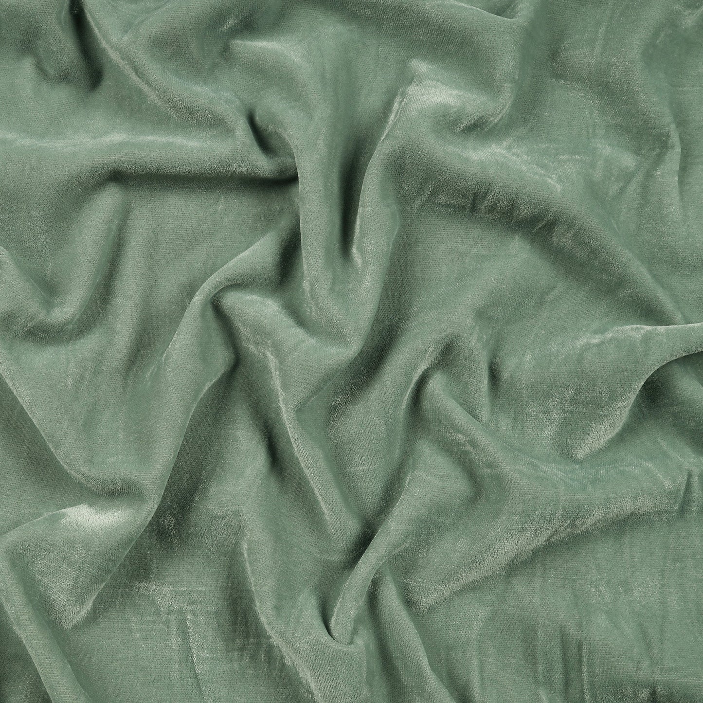 Jade Green Plain Export Quality Micro Velvet Fabric