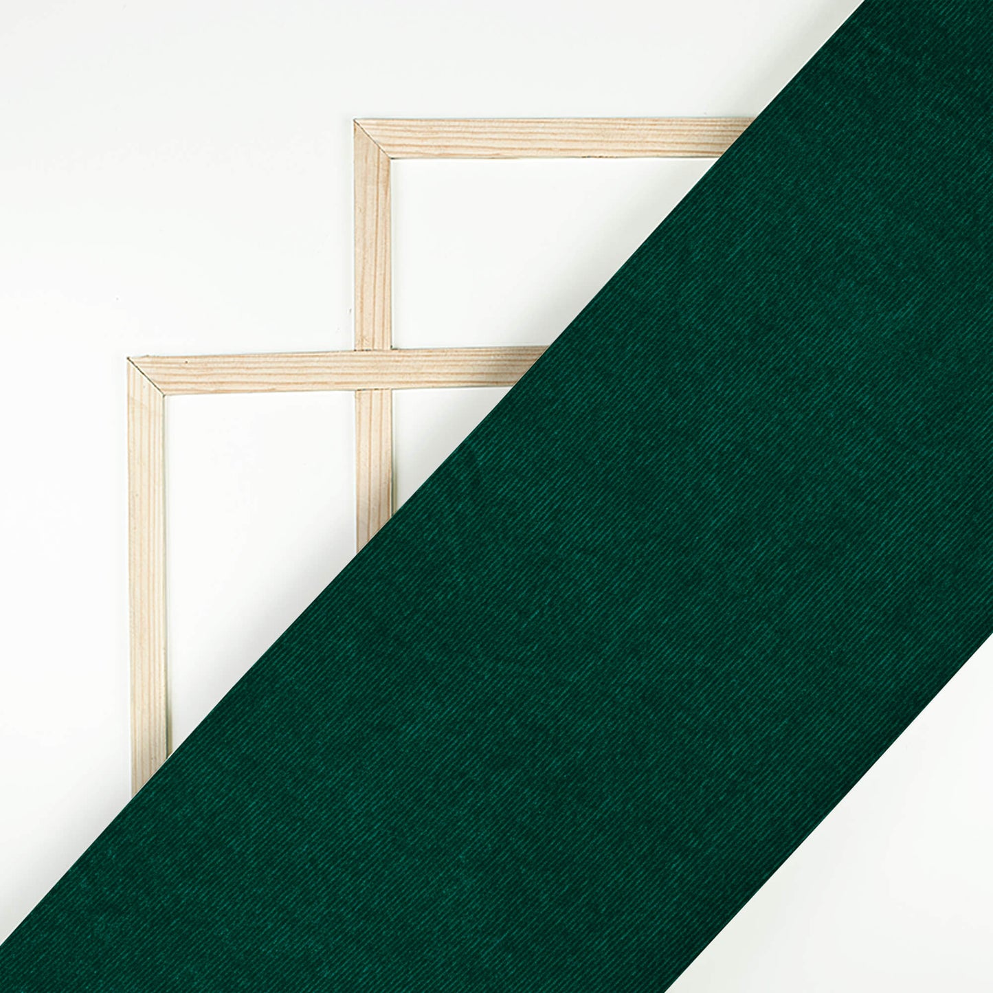 Sacramento Green Plain Export Quality Micro Velvet Fabric