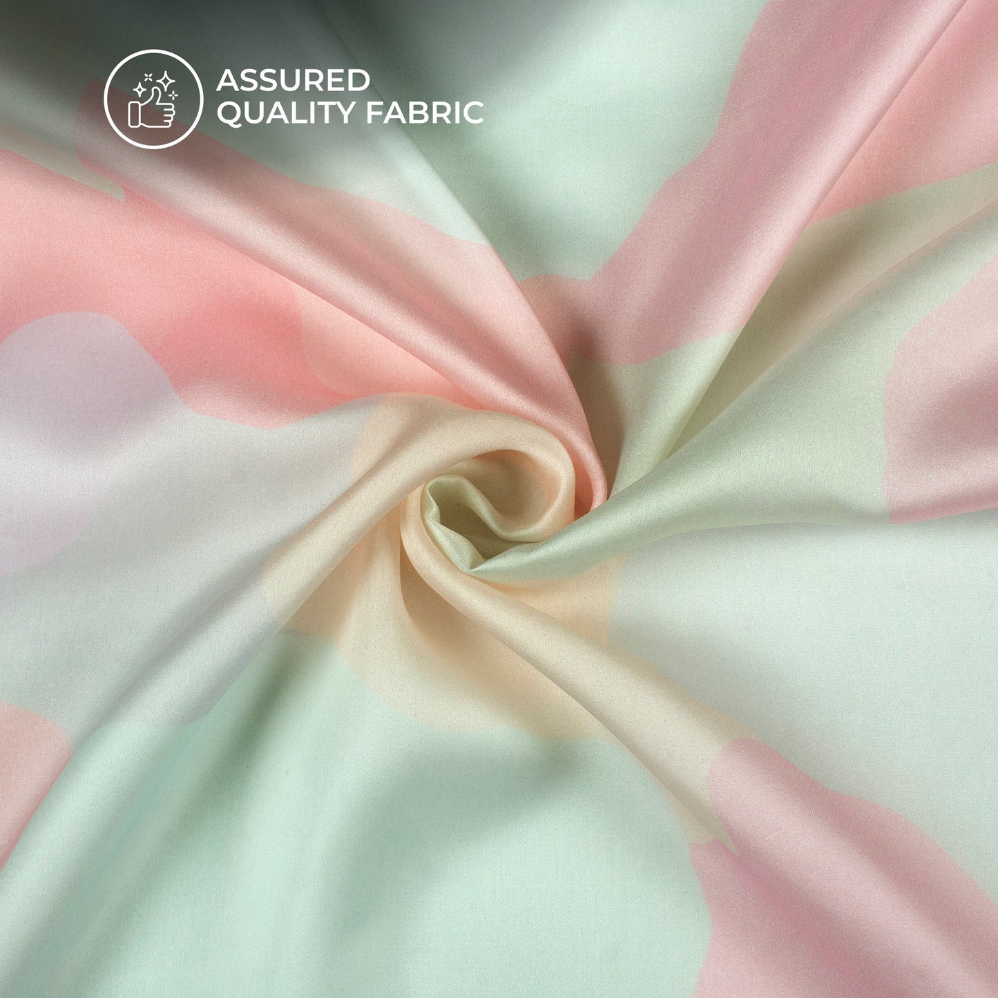 Exclusive Tye And Dye Digital Print Georgette Satin Fabric