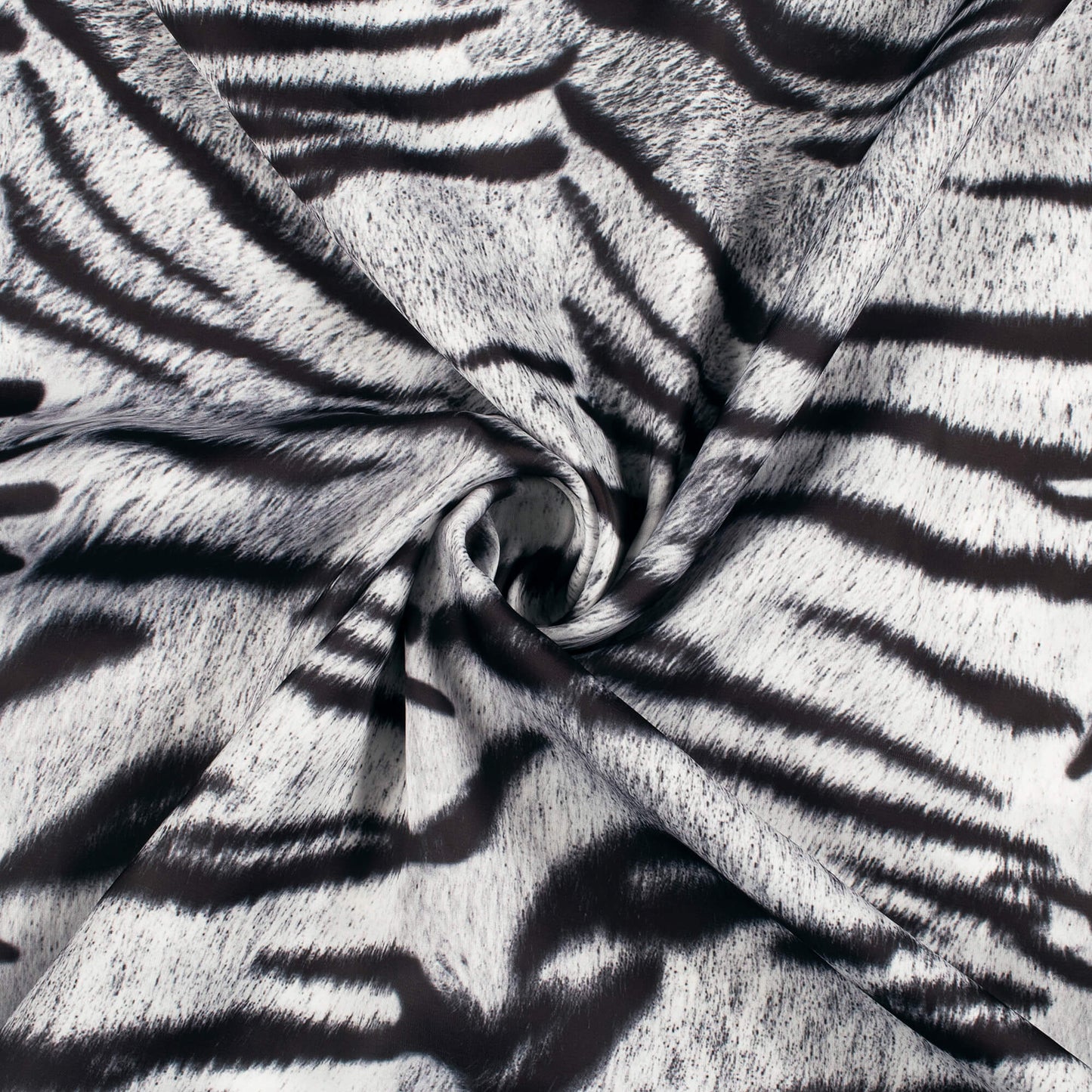 Bestselling Zebra Digital Print Imported Satin Fabric