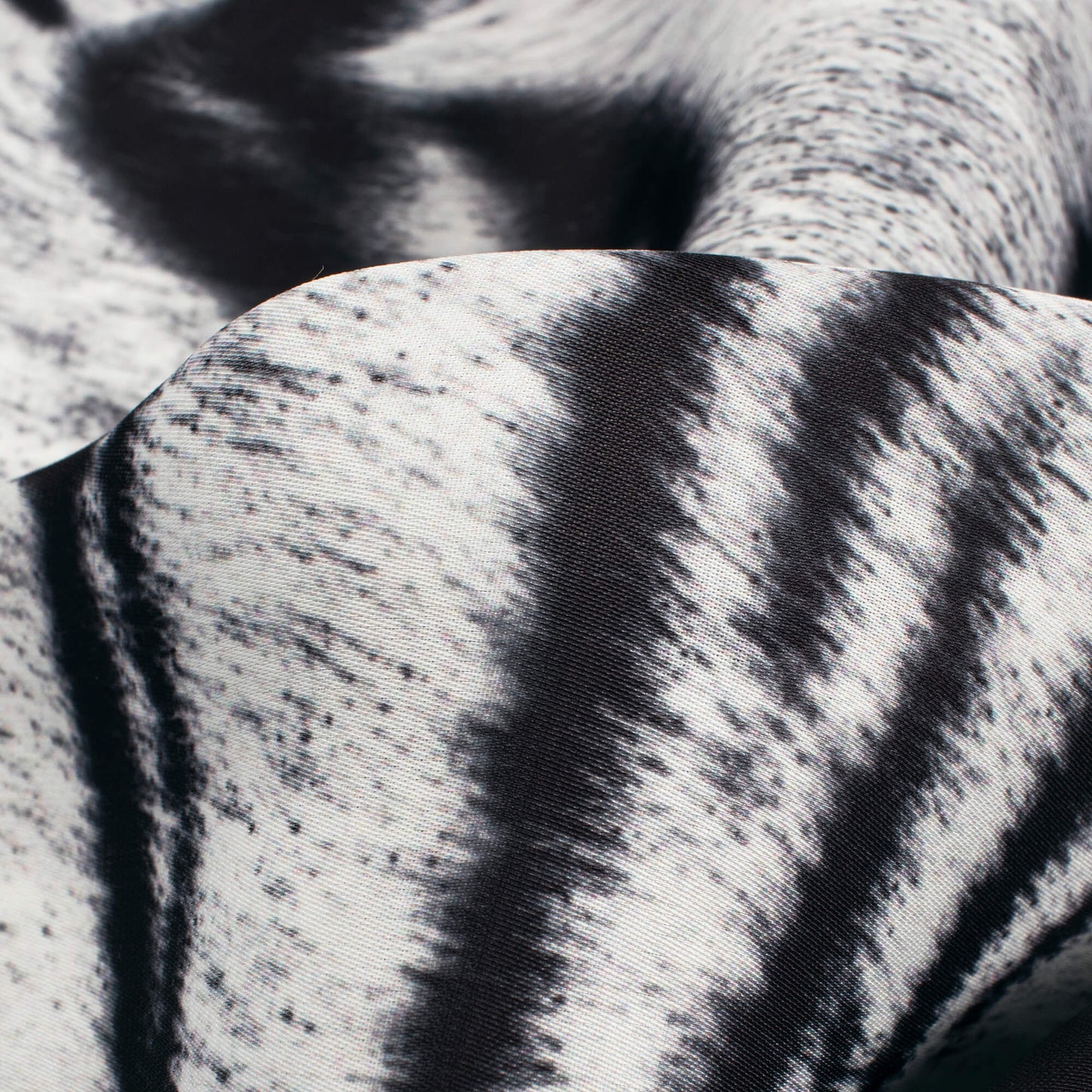 Bestselling Zebra Digital Print Imported Satin Fabric