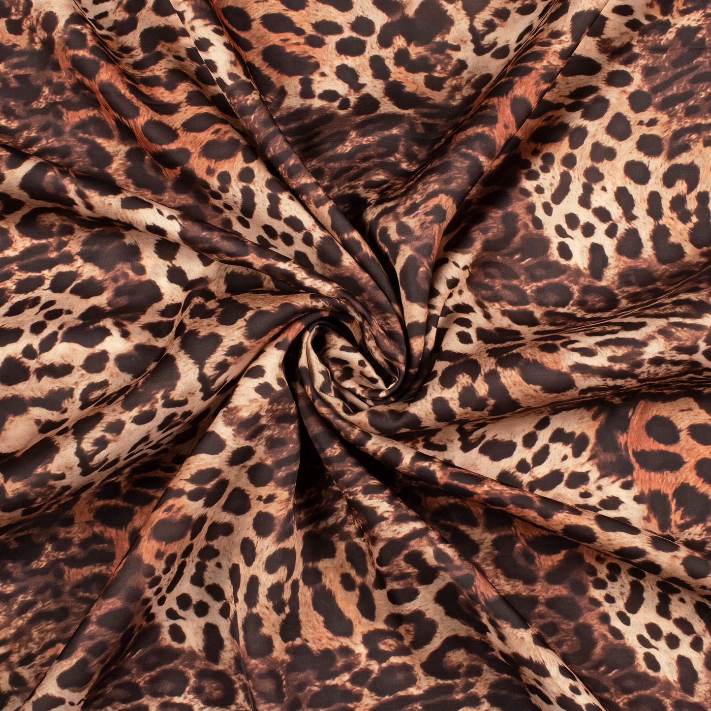 Bestselling Leopard Digital Print Imported Satin Fabric