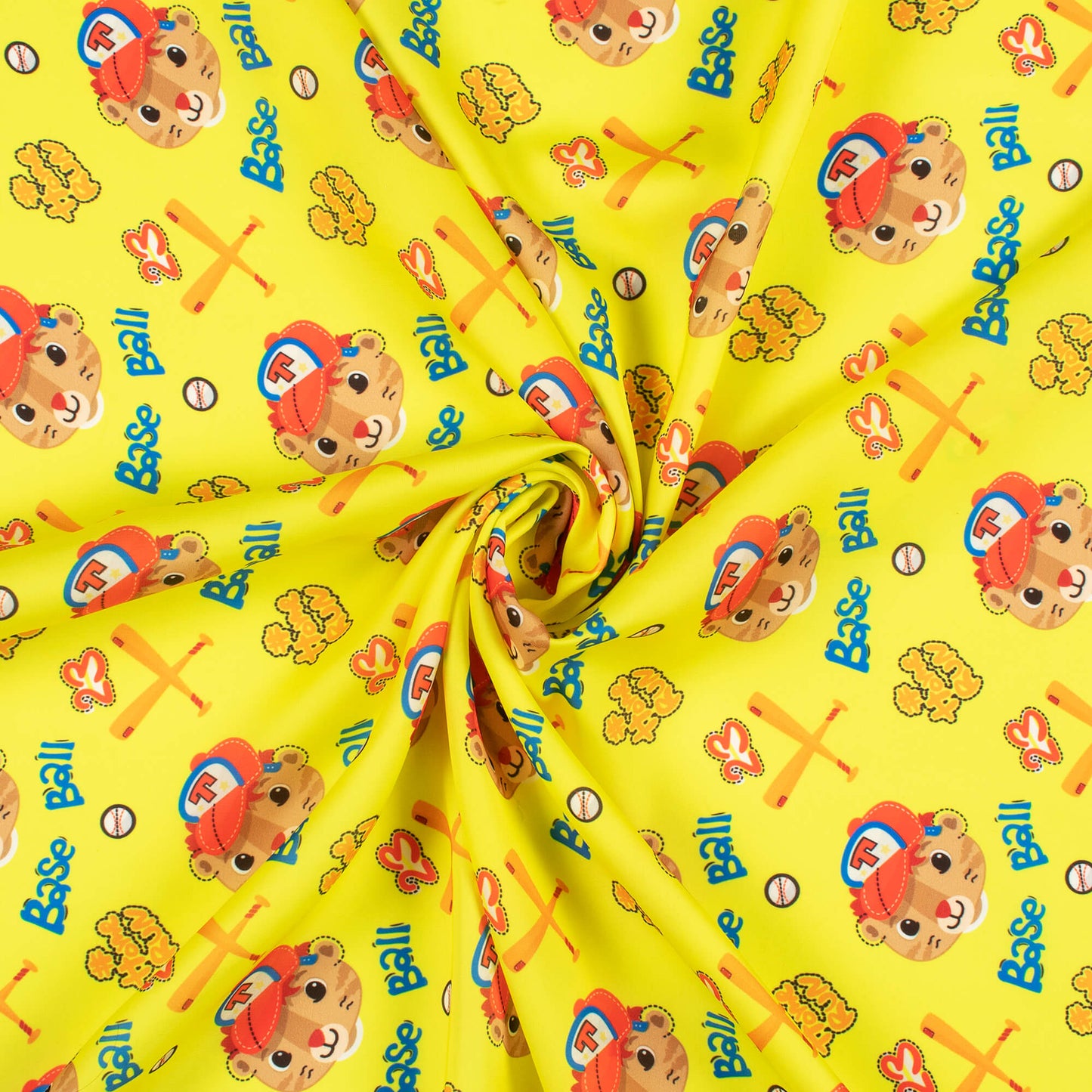Trendy Kids Digital Print Imported Satin Fabric