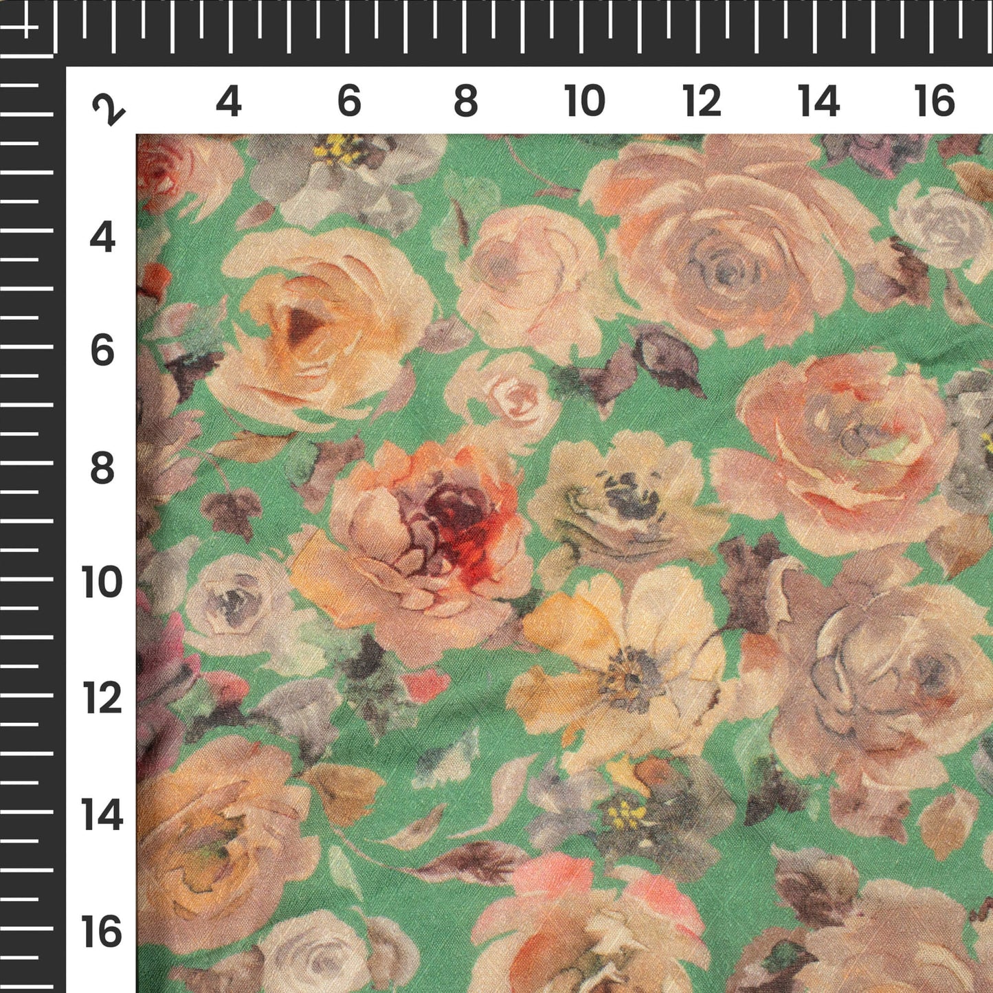 Lovely Floral Printed Sustainable Corn Fabric