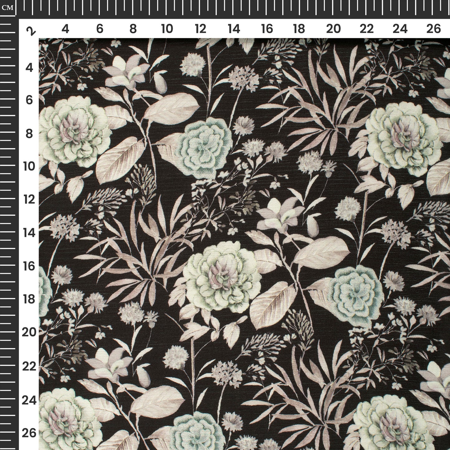 Lovely Floral Digital Print Chiffon Satin Fabric