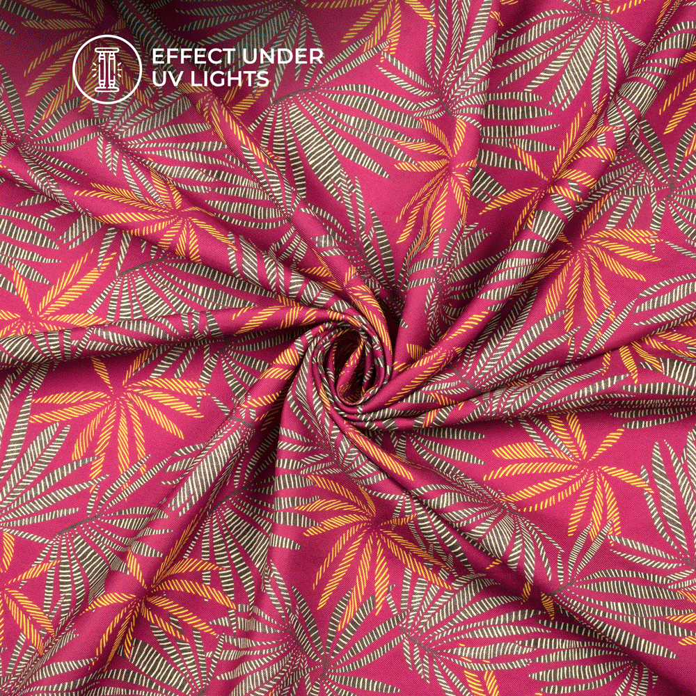 Neon Enchanment: Floral Digital Print Rayon Fabric