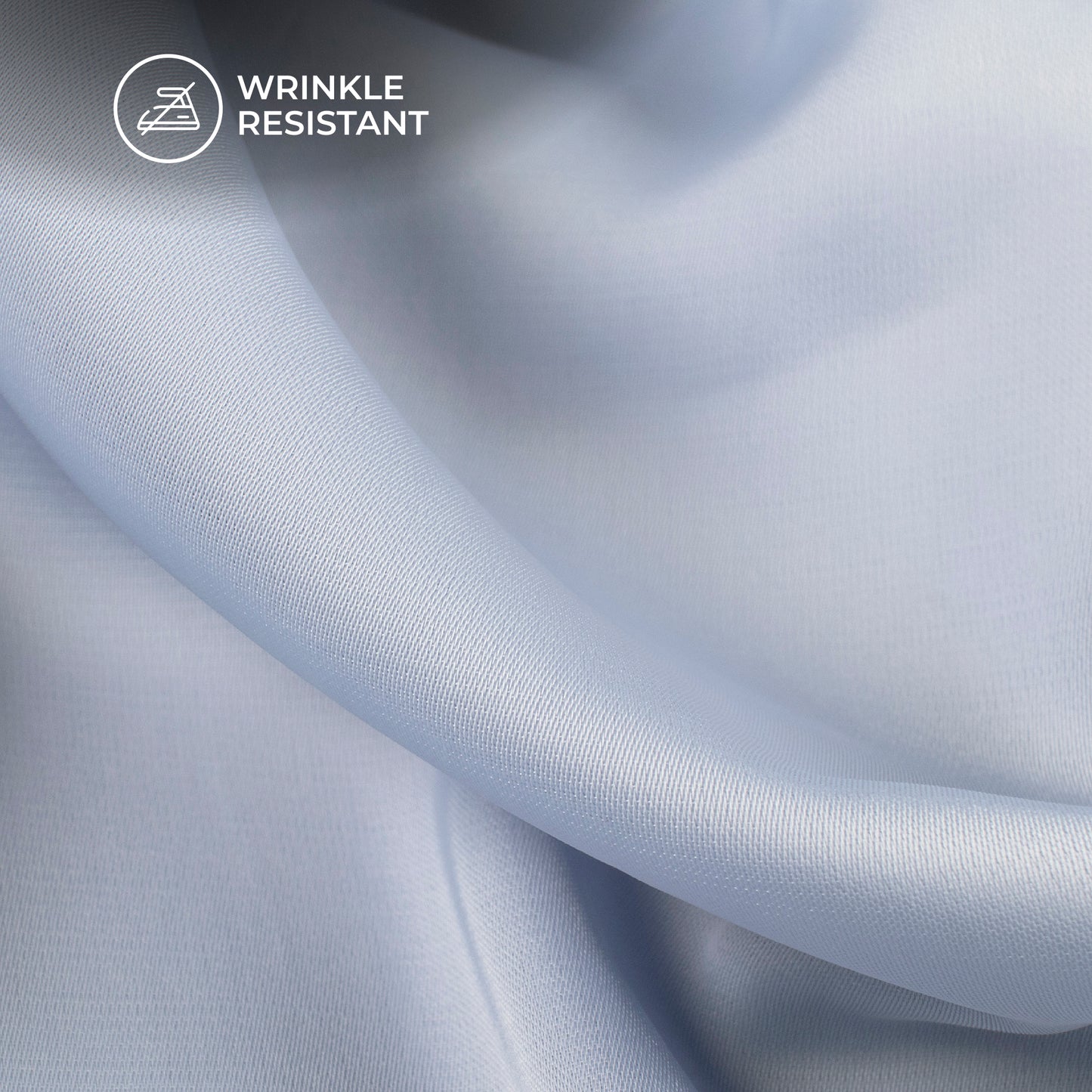 Light Blue Plain Imported Satin Fabric