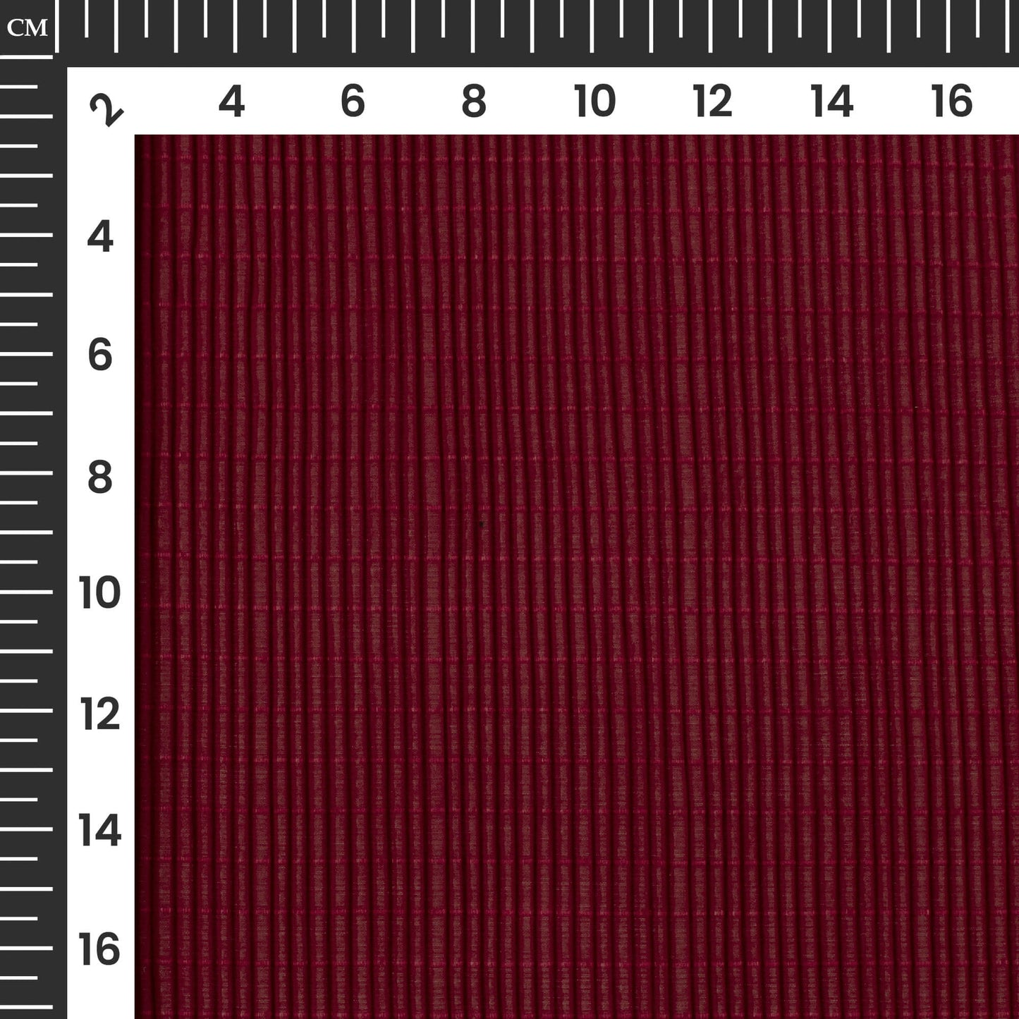 Berry Red Plain Pleated Chiffon Sparkle Fabric