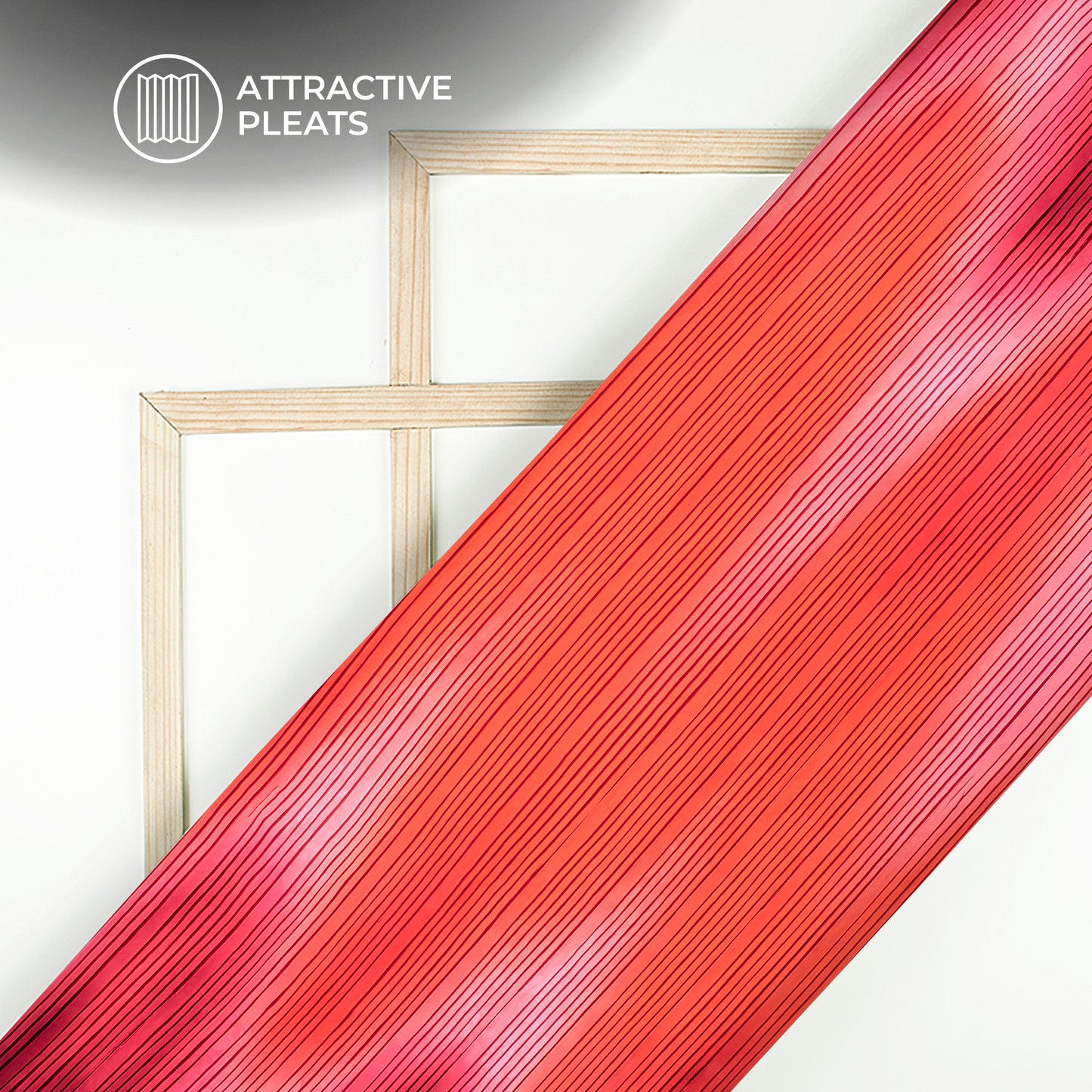 Trendy Tye And Dye Pleated Crepe Satin Fabric