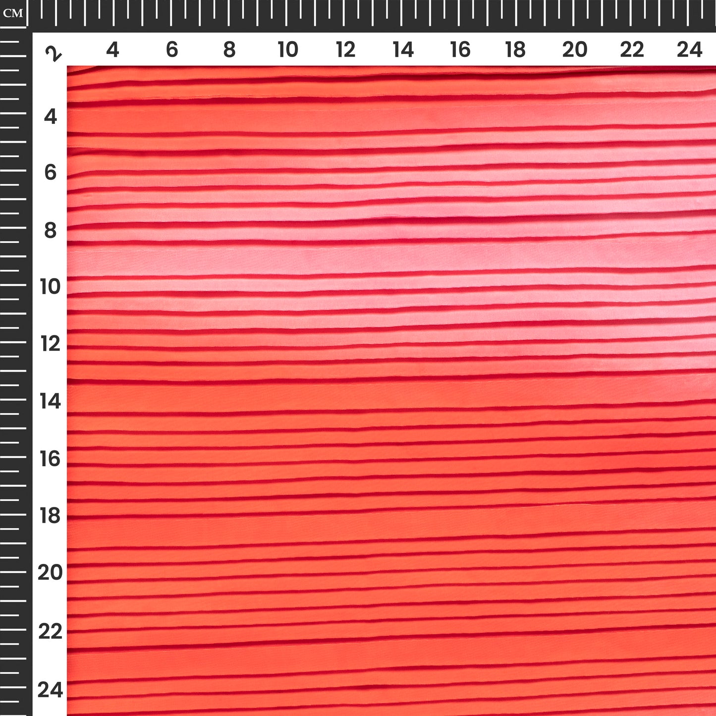 Trendy Tye And Dye Pleated Crepe Satin Fabric