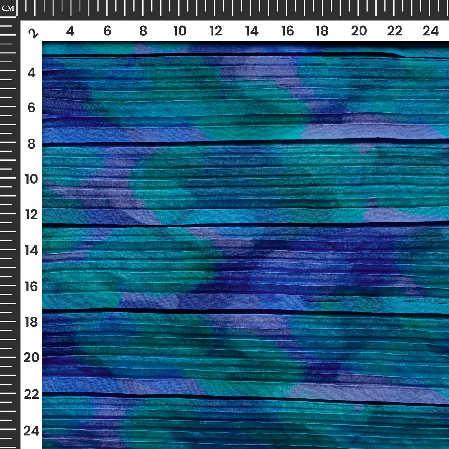 Lovely Floral Pleated Crepe Satin Fabric