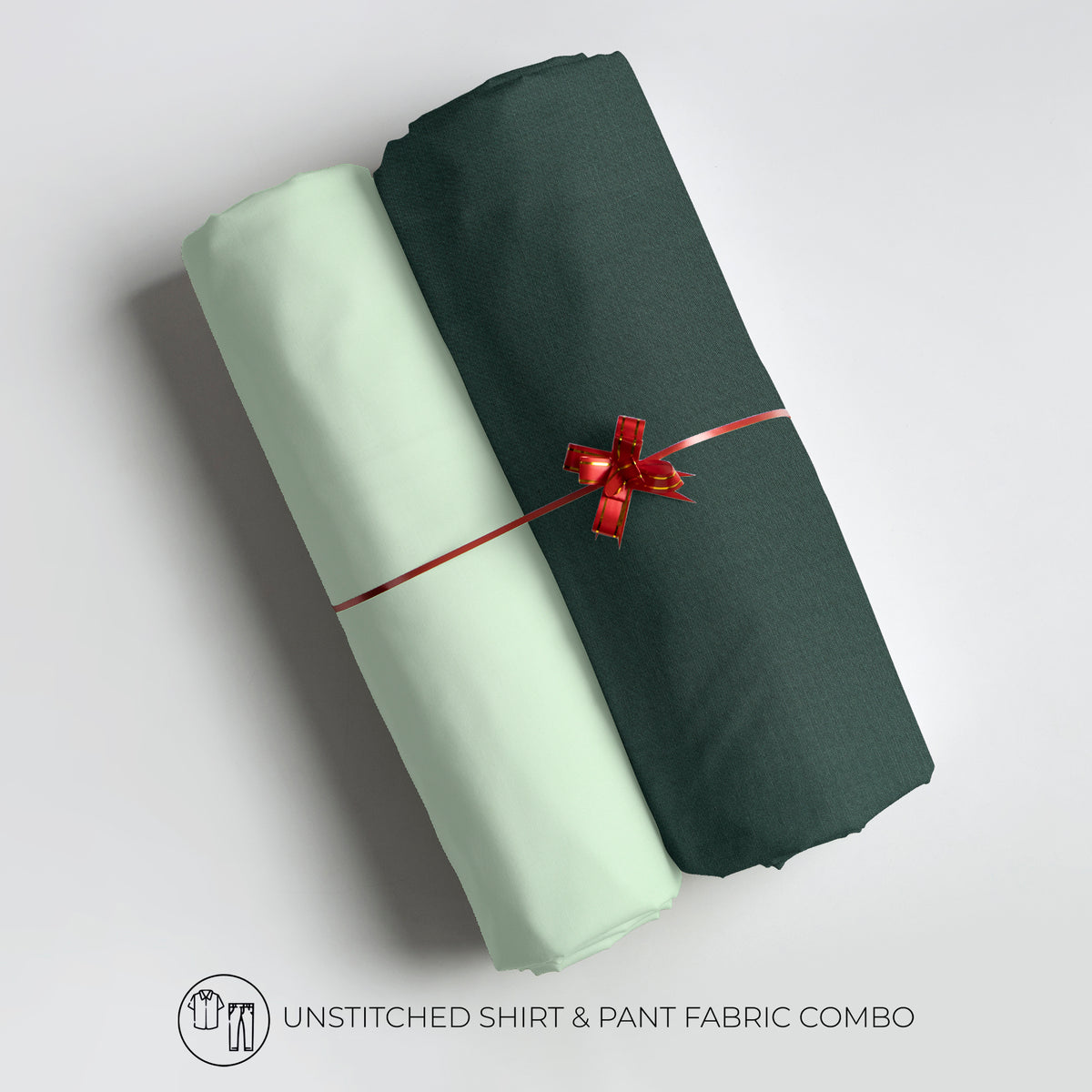 Men's Unstitched Shirt and Pant Fabric Combo in Gifting Case