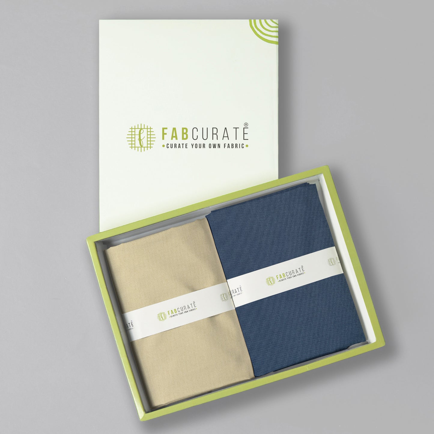 Men's Unstitched Shirt And Pant Fabric Combo In Gift Carrying Case