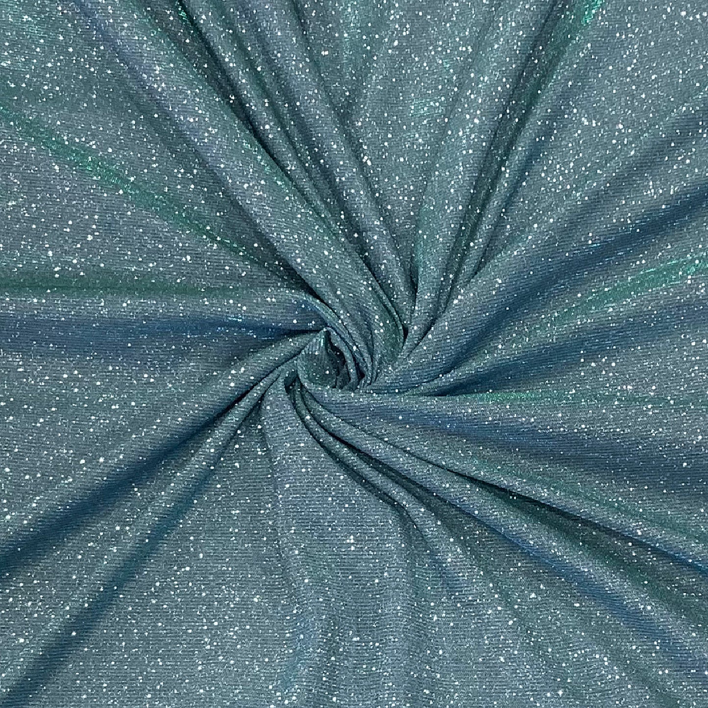 Trendy Purssian Blue Silver Zari Work On Imported Fabric