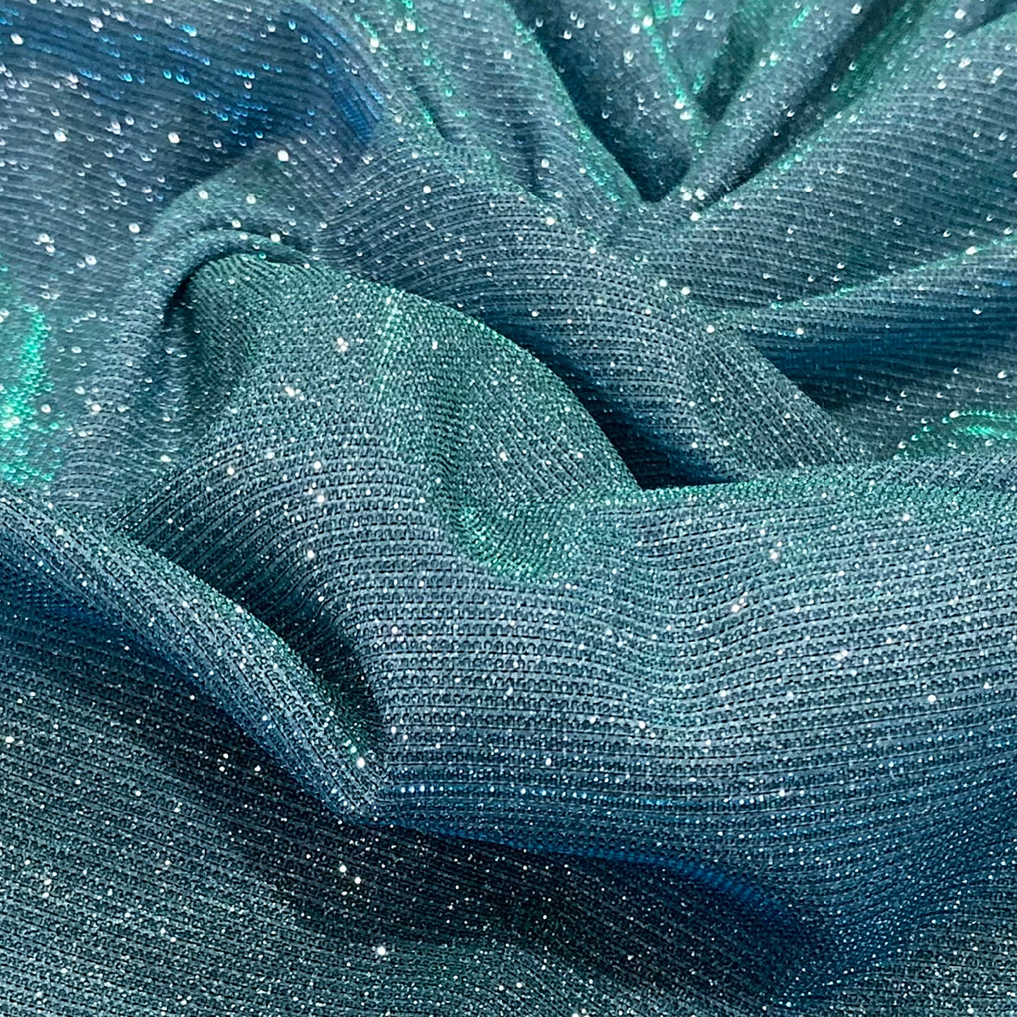 Trendy Purssian Blue Silver Zari Work On Imported Fabric