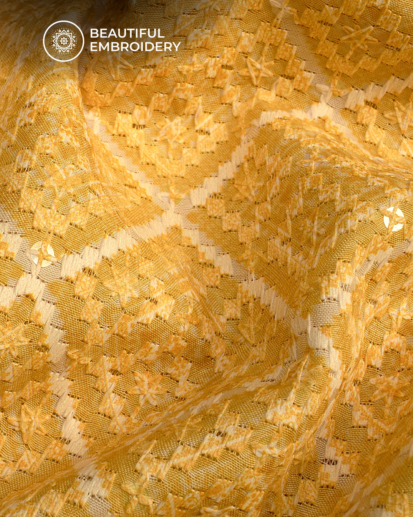 Haldi Ready! Women's Embroidered Yellow Jacket