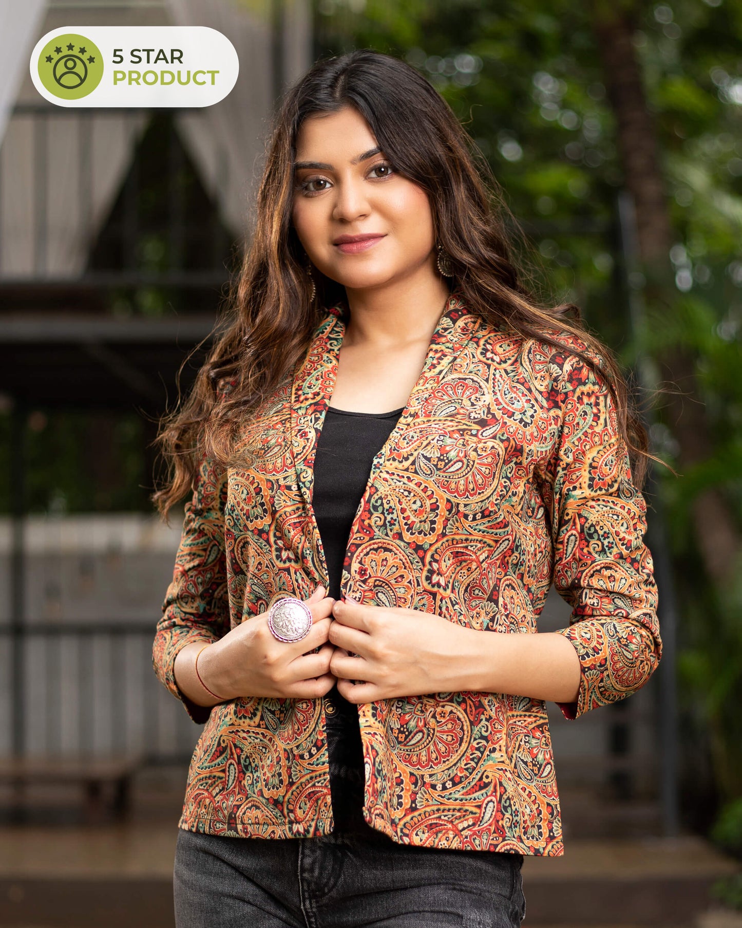 Paisley Printed Jacket