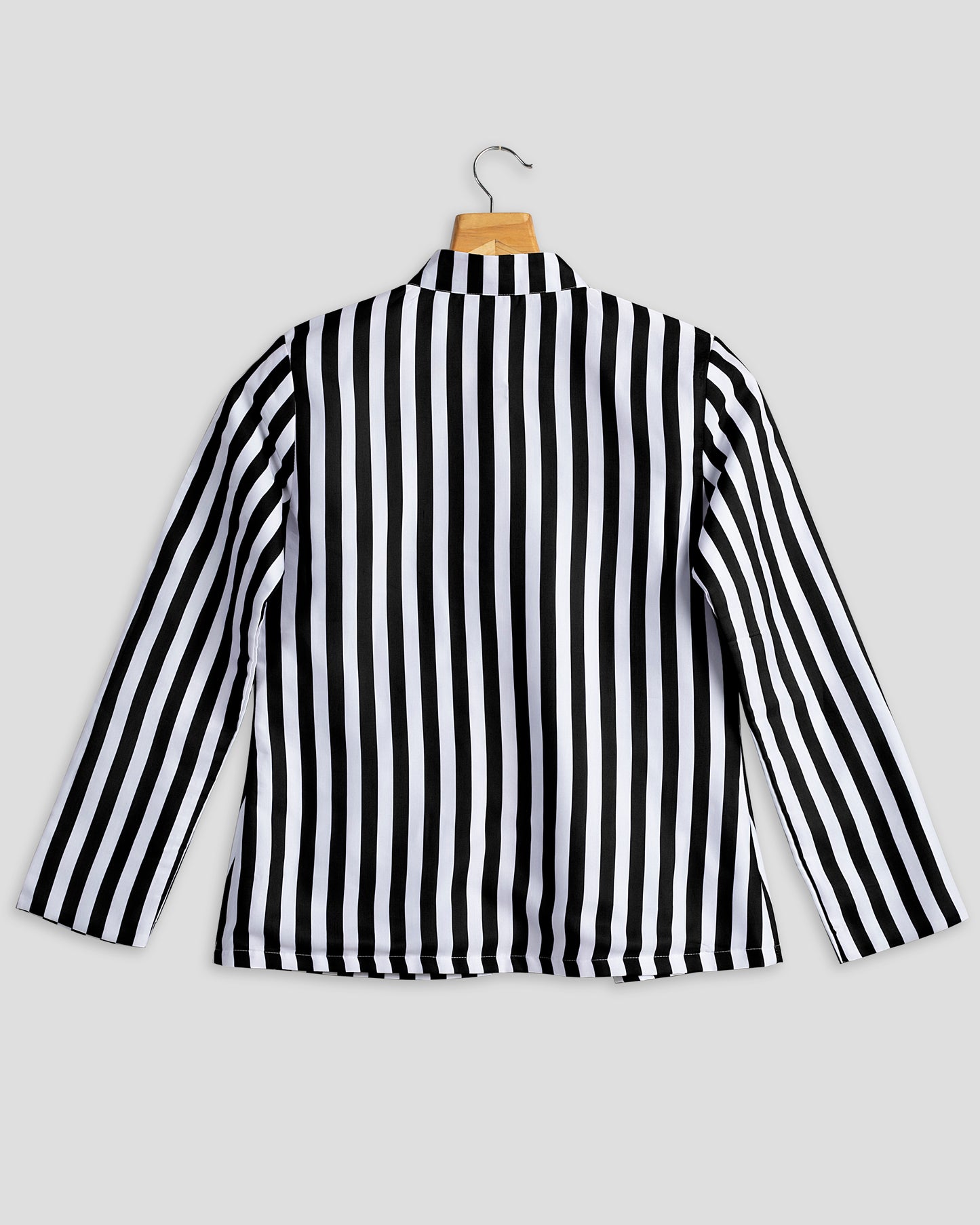 Black Stripes Hangup Jacket For Women