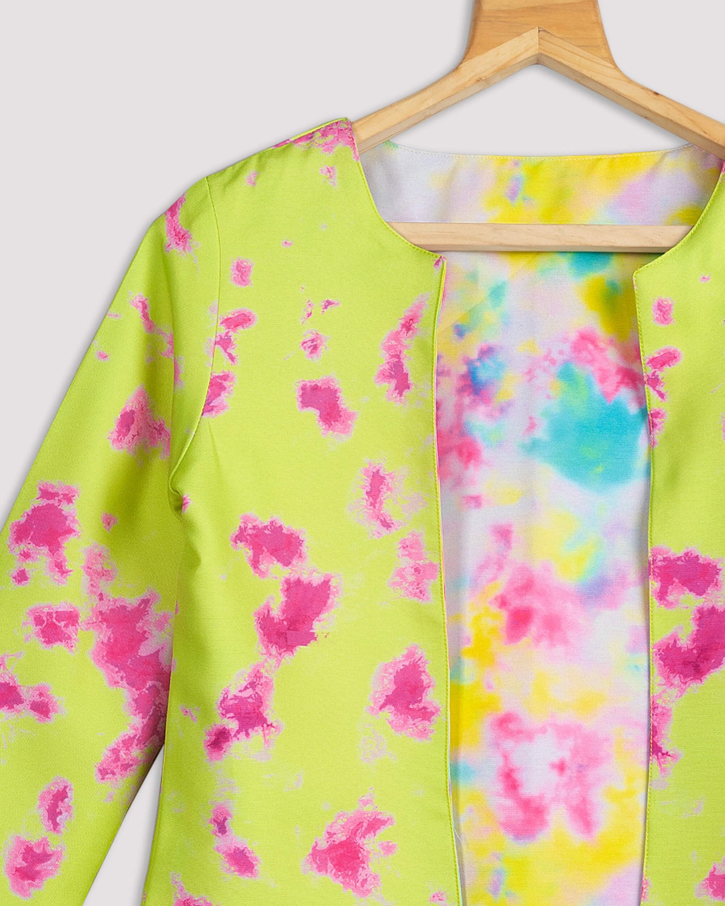 Bestselling Tye And Dye Reversible Jacket For Women