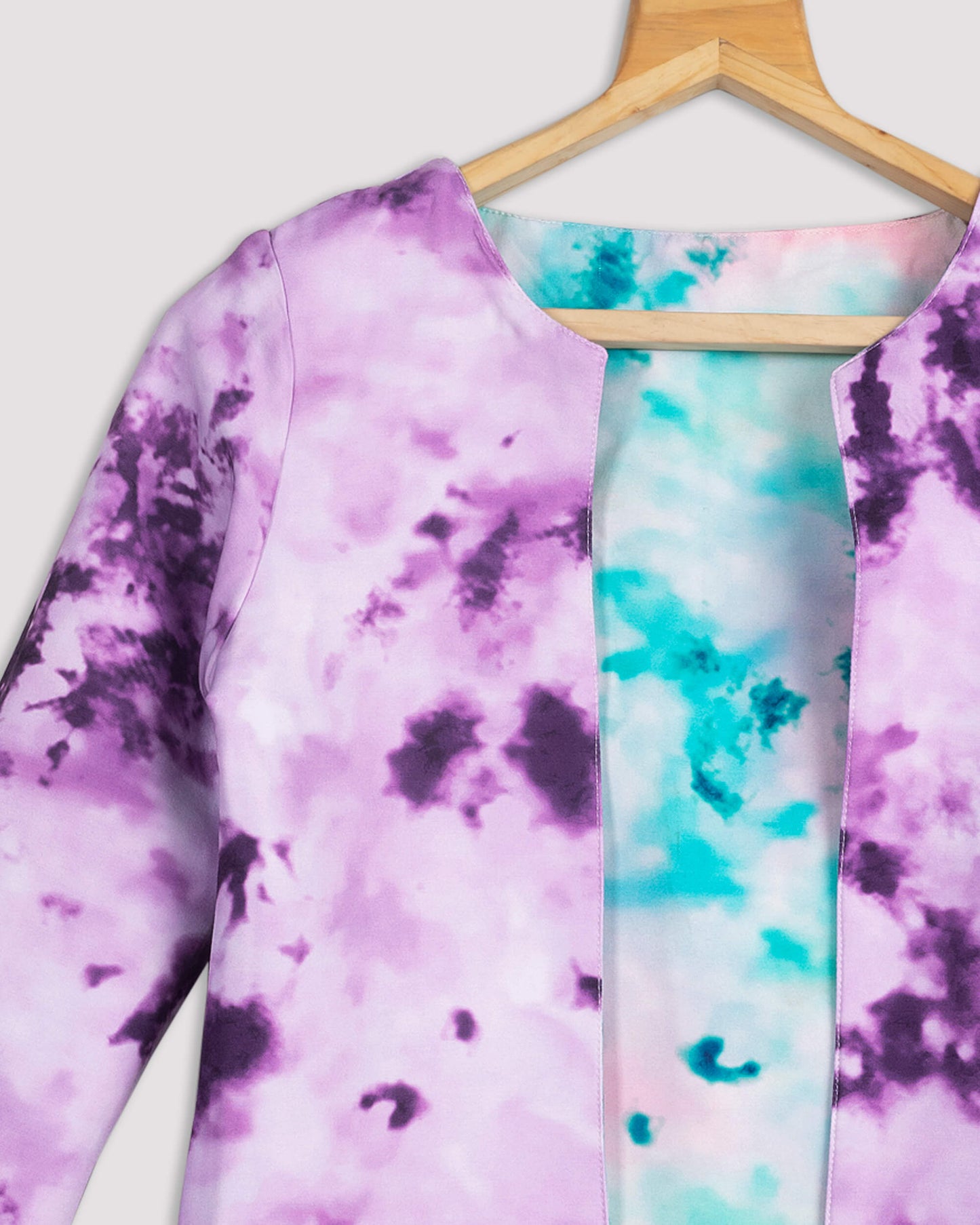 Bestselling Tie And Dye Reversible Jacket For Women