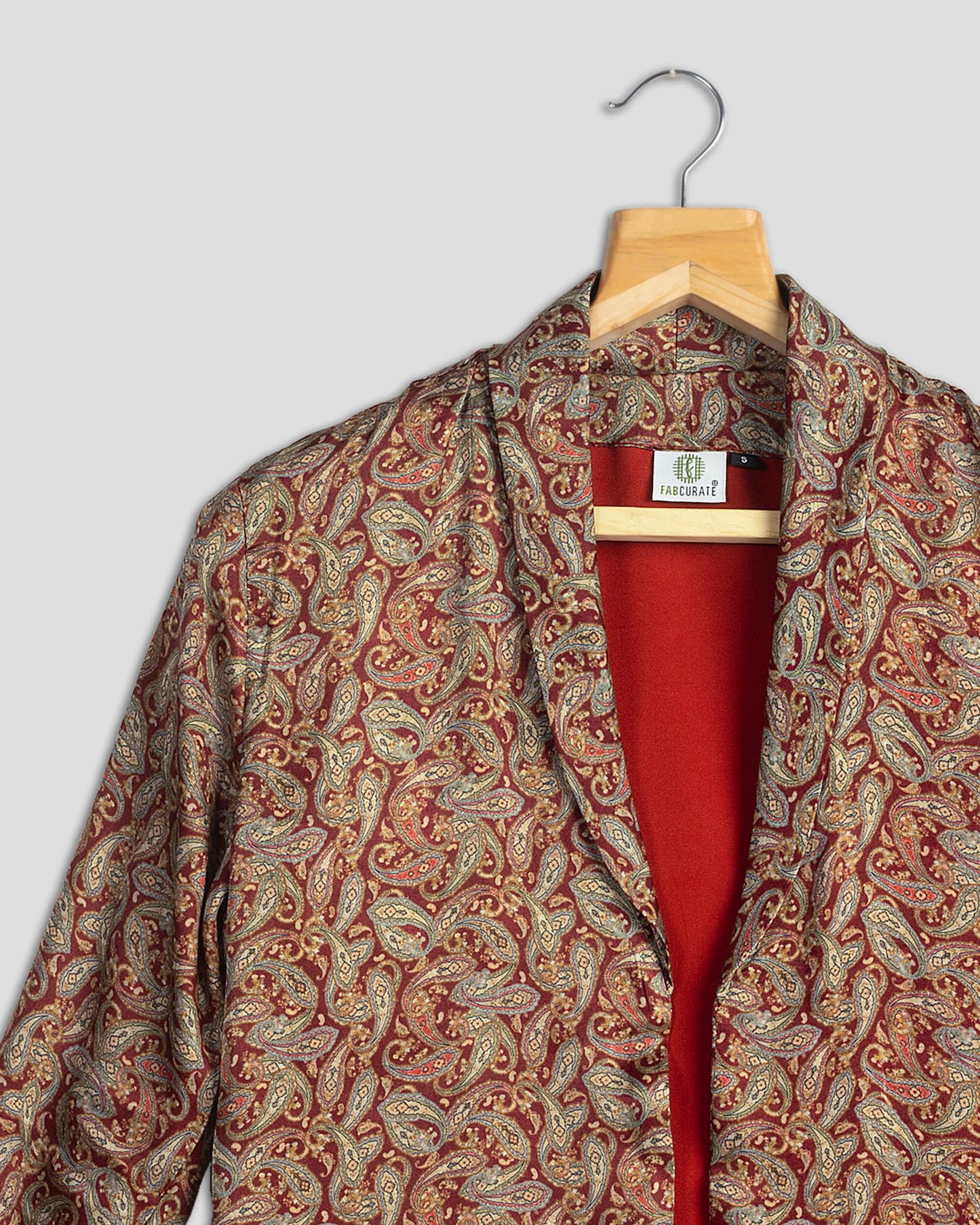 Seamless Paisley Jacket For Women