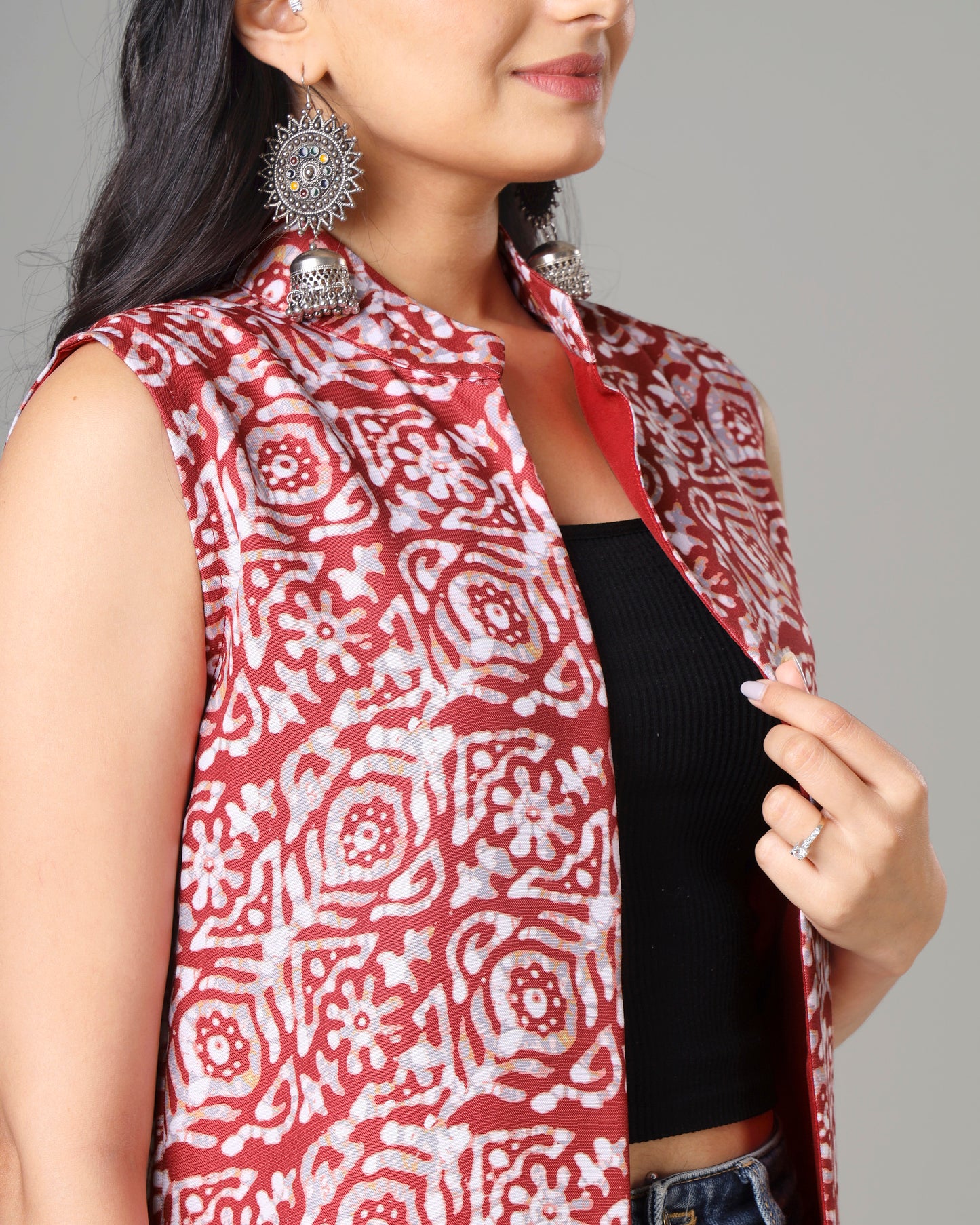 Traditional Designer Long Jacket For Woman