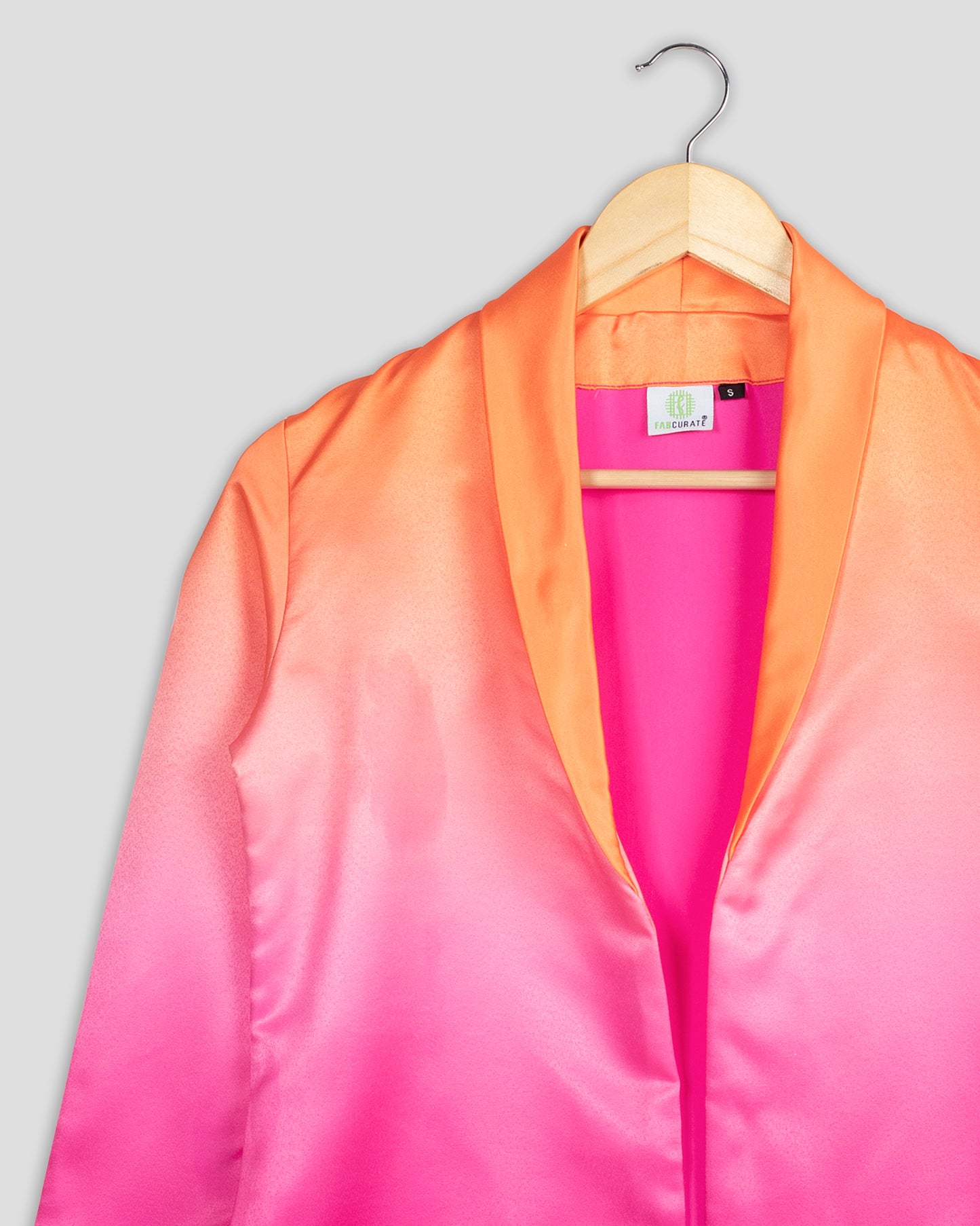 Orange Ombre Designer Jacket For Women