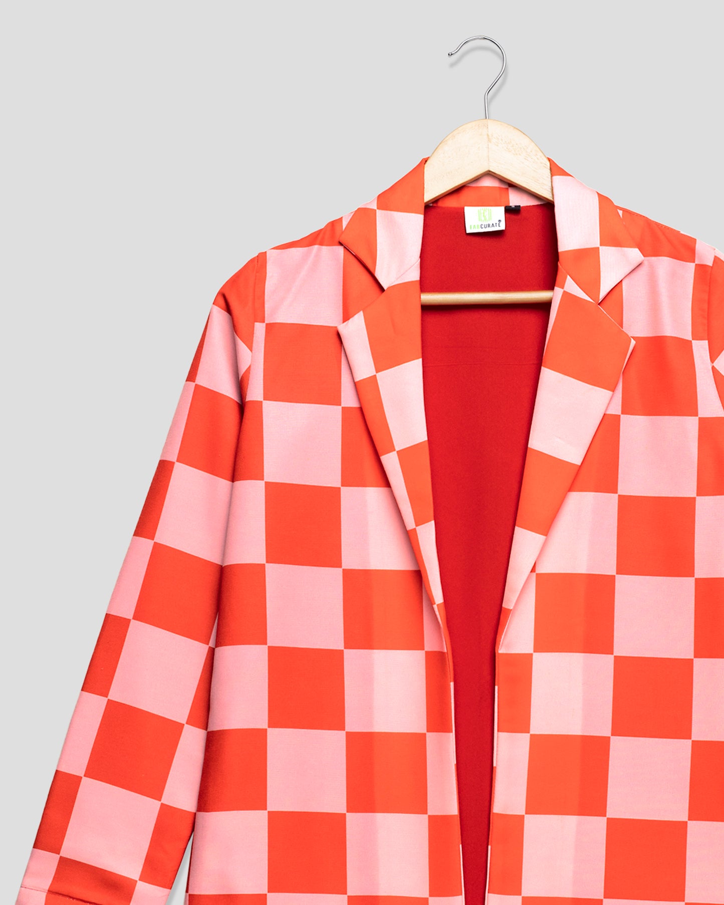 Elevate Your Style With Women's Checks Varsity Jacket