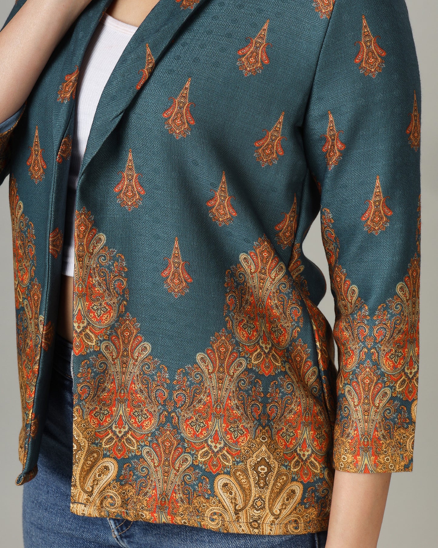 Cultural Charm In Every Stitch: Women's Ethnic Jacket