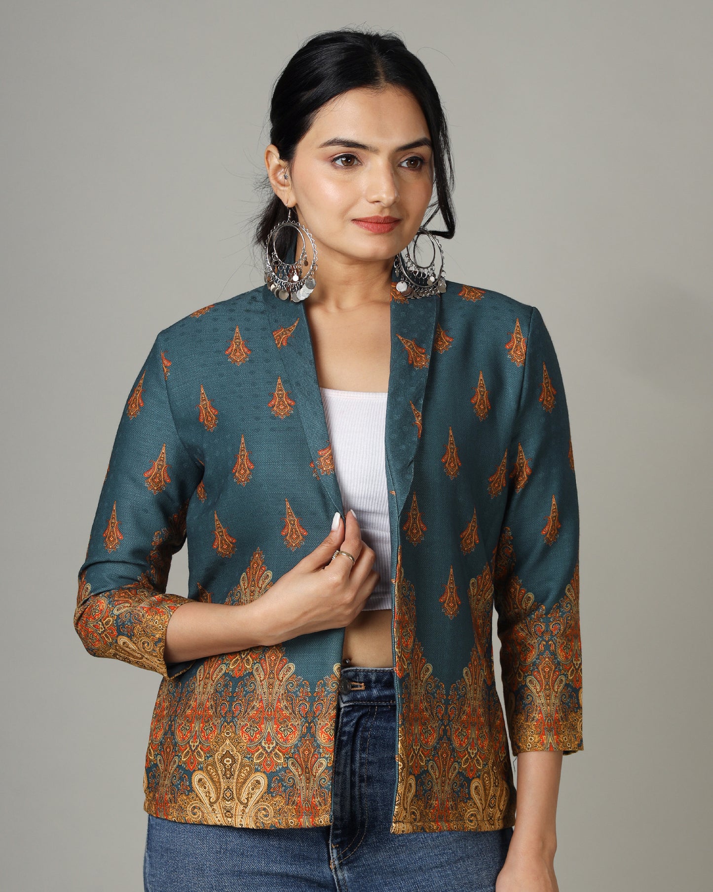 Cultural Charm In Every Stitch: Women's Ethnic Jacket