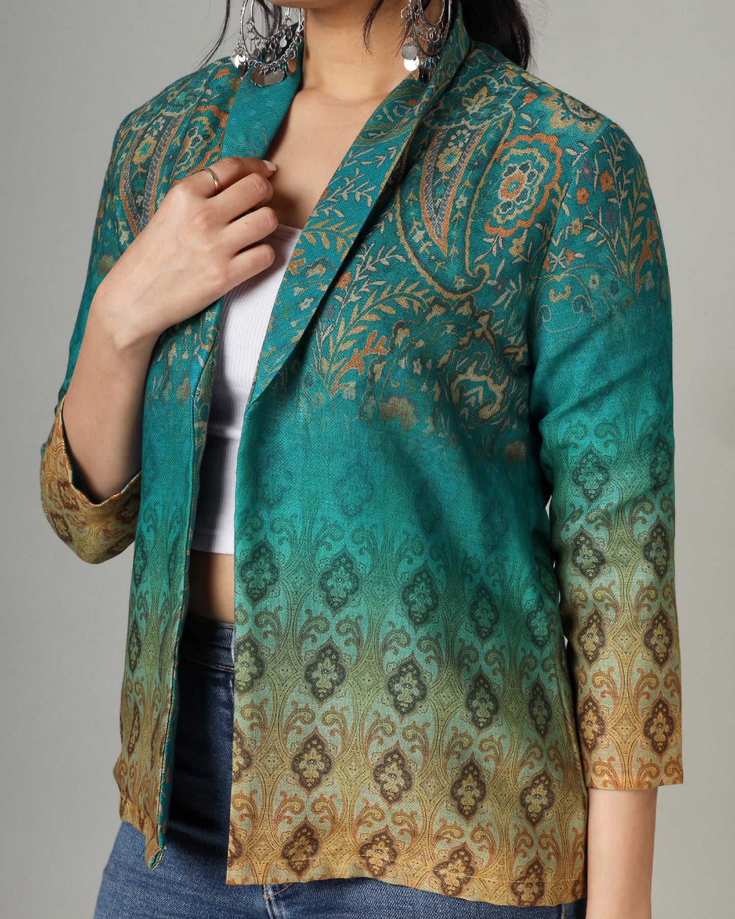 Cultural Charm In Every Stitch: Women's Ethnic Jacket