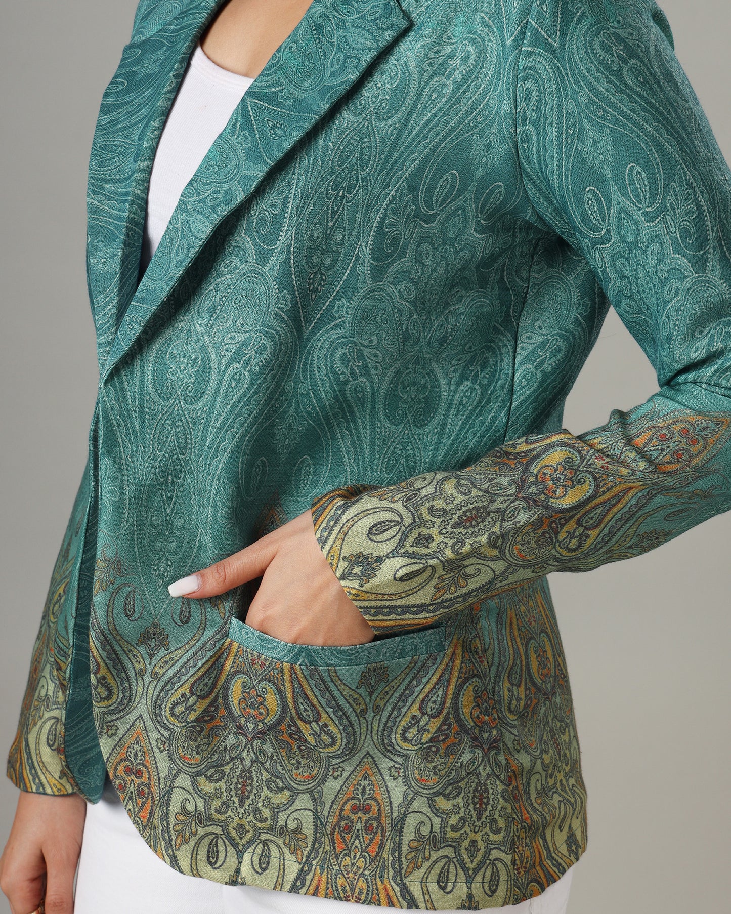 Elevate Any Event With Our Stylish Paisley Jacket