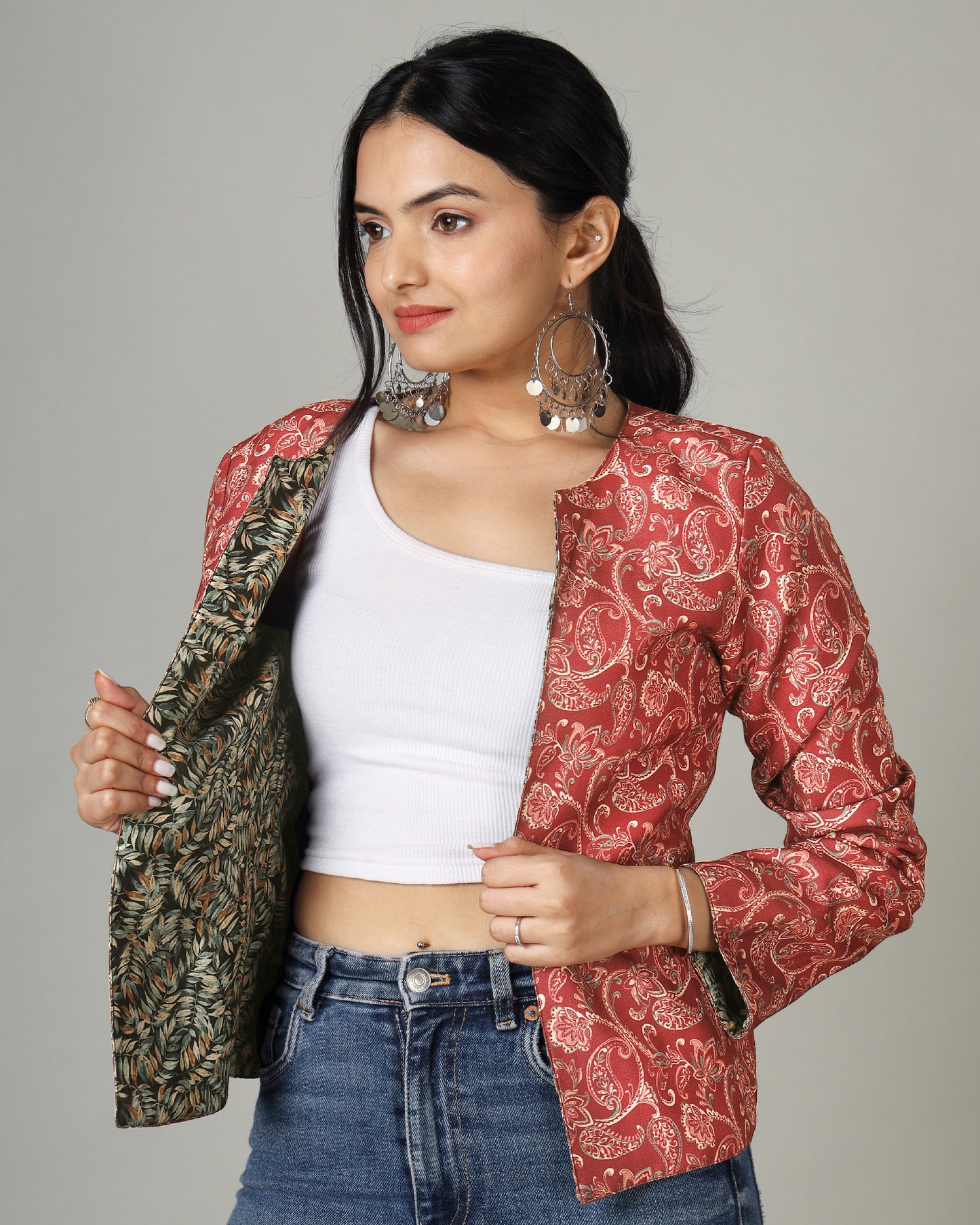 Switch Up Your Style With Reversible Women's Jacket