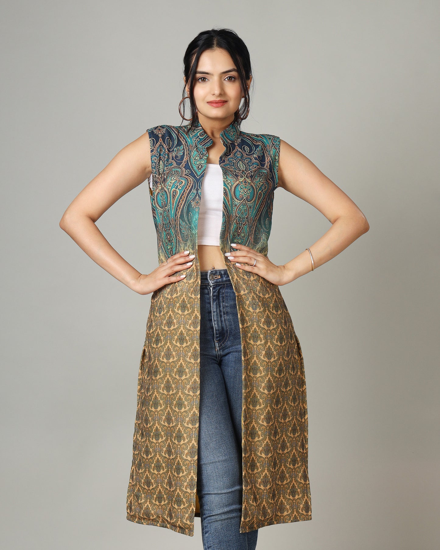 One Jacket, Endless Looks-Women's Pasmina Long Jacket