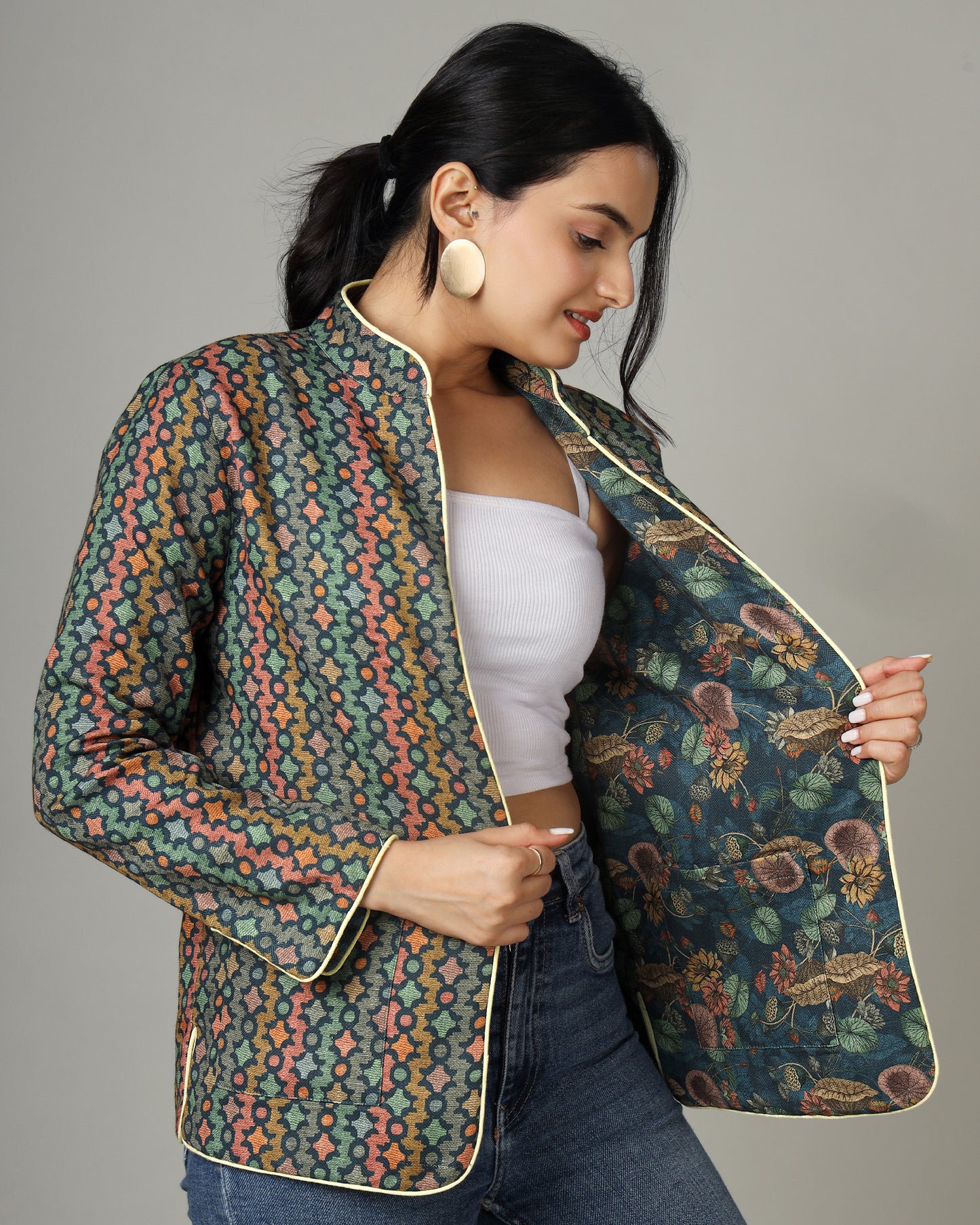 Switch Up Your Style With Reversible Women's Jacket