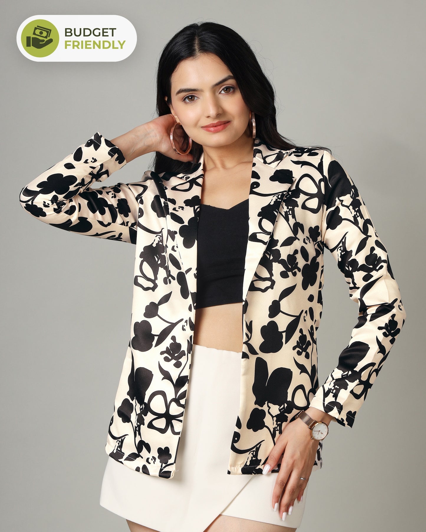 Petals And Posies Trendy Women's Jacket