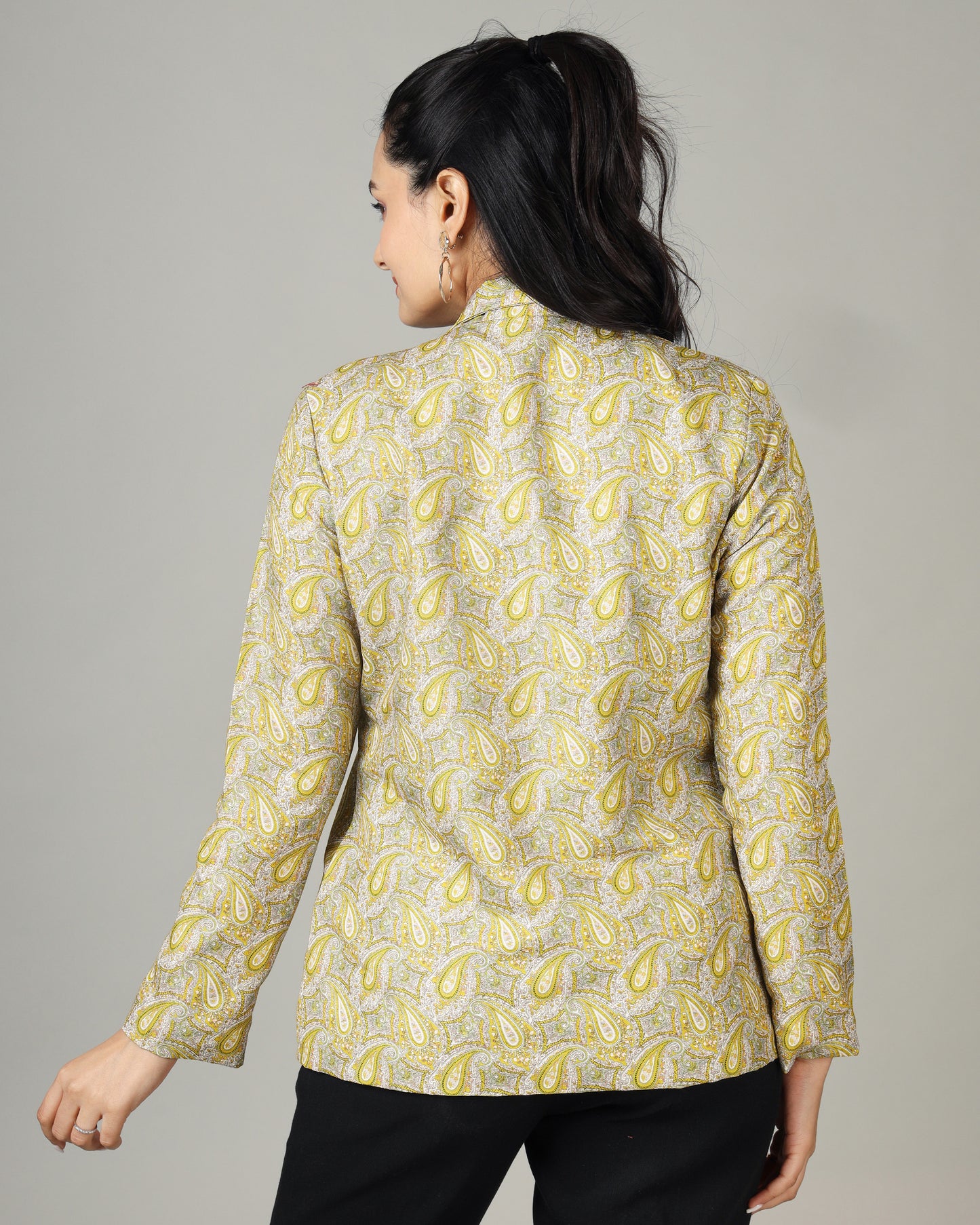 Trendy Casual Day Out Paisley Jacket For Women