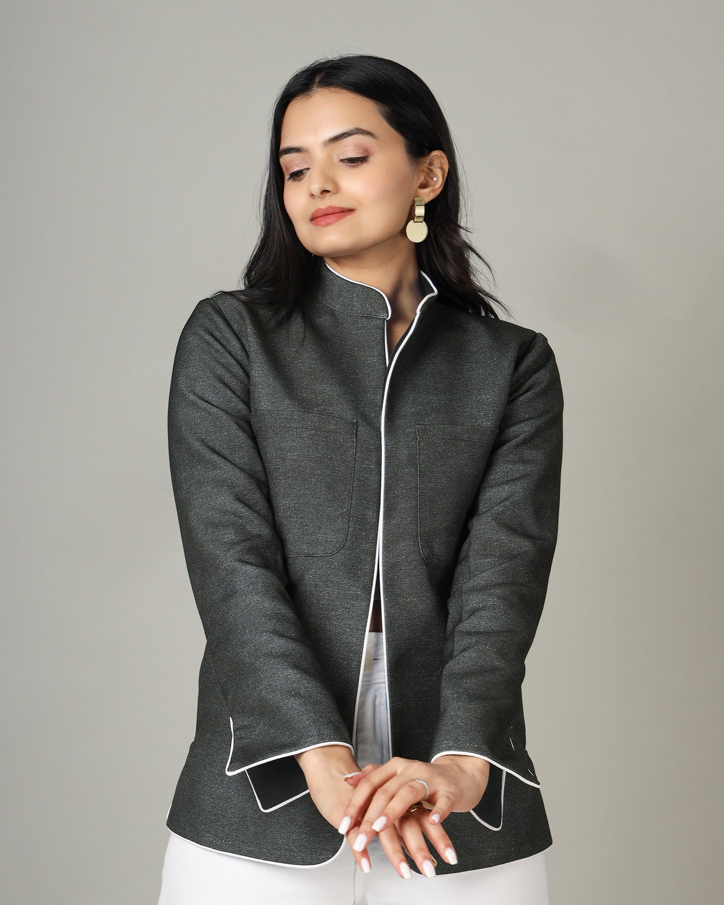 Slay the Streets in Our Deniim-Inspired Women's Jacket
