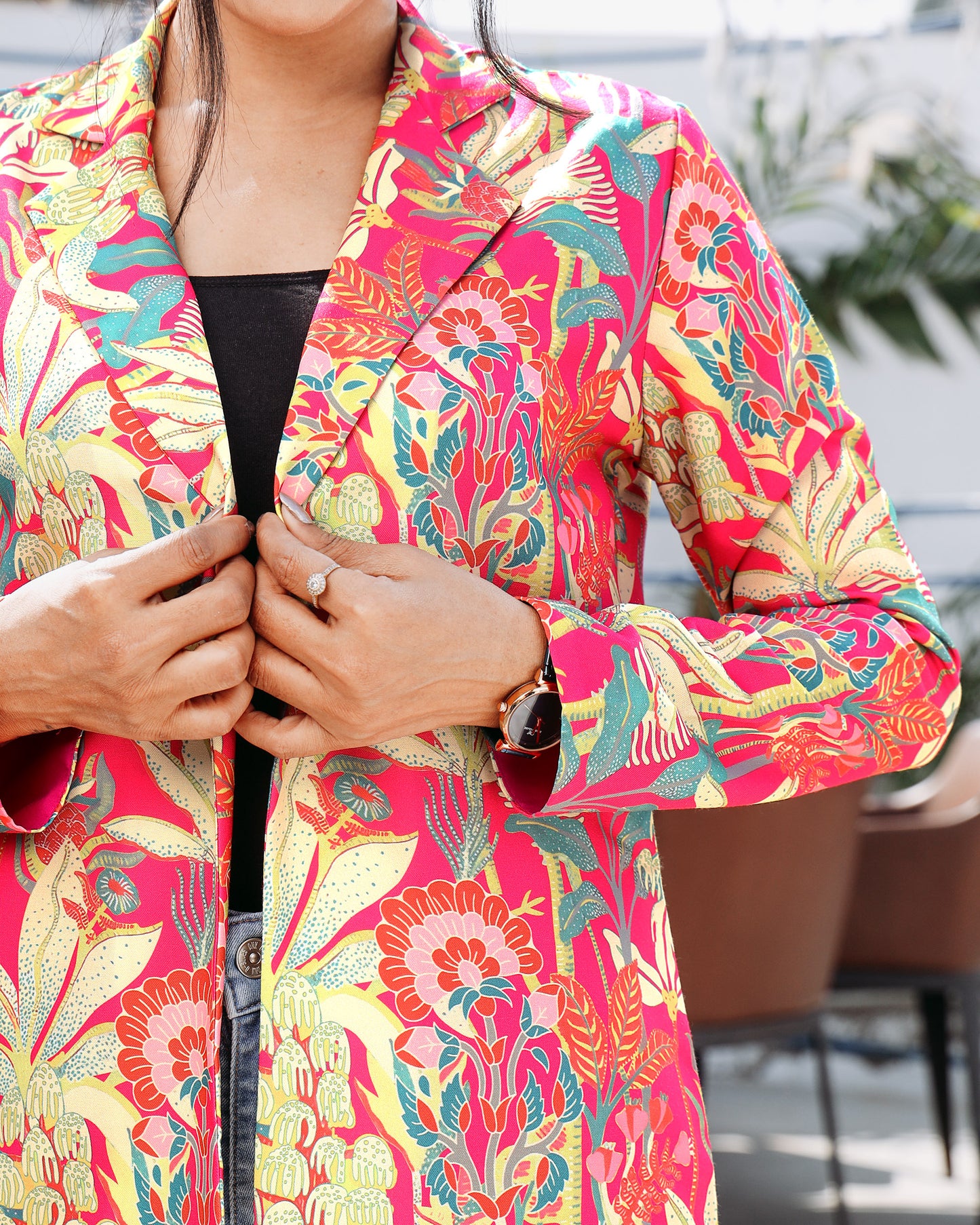 Crafted Chaos: Mismatched Masterpiece Jacket
