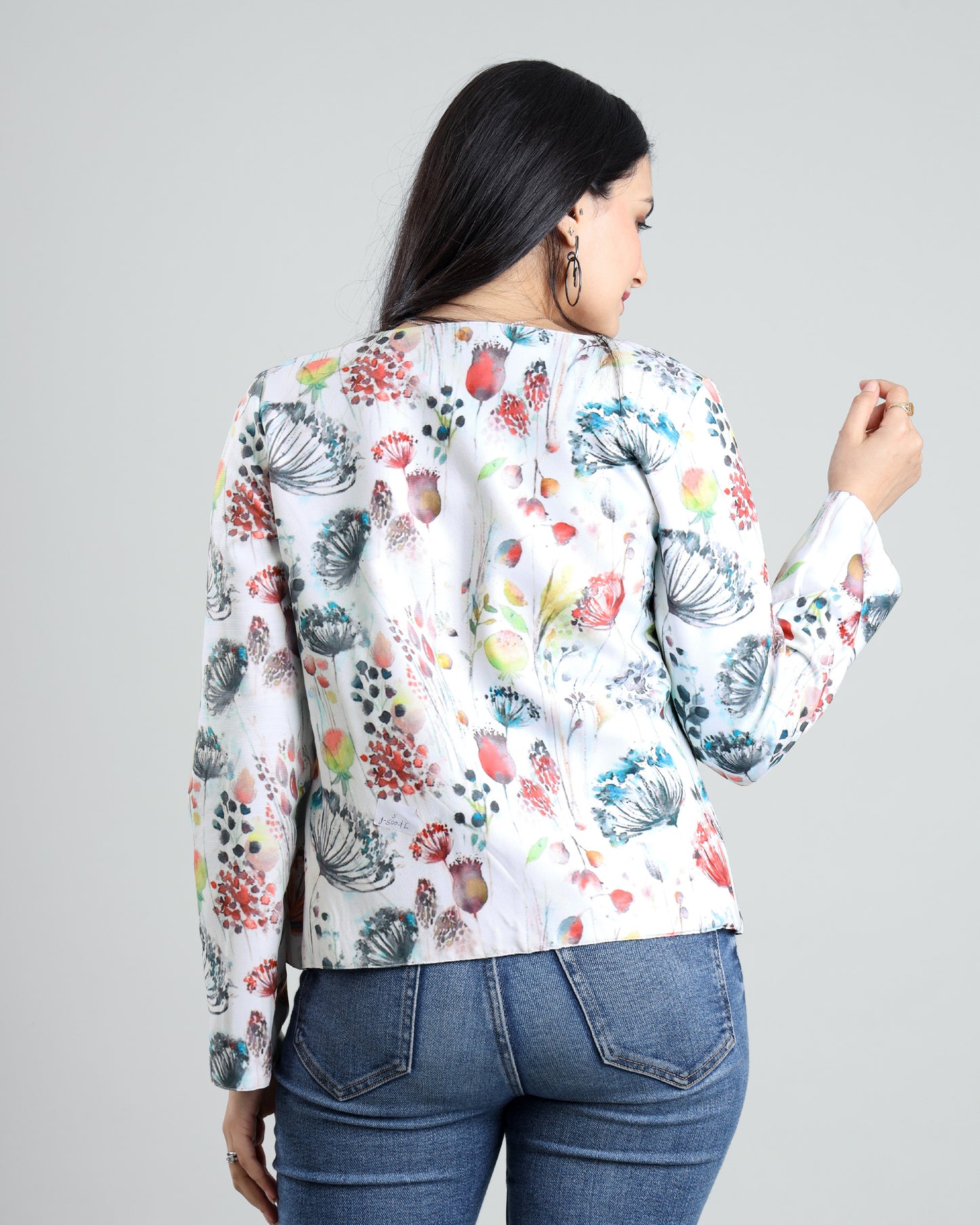 Catchy Petal Perfection Reversible Women's Jacket