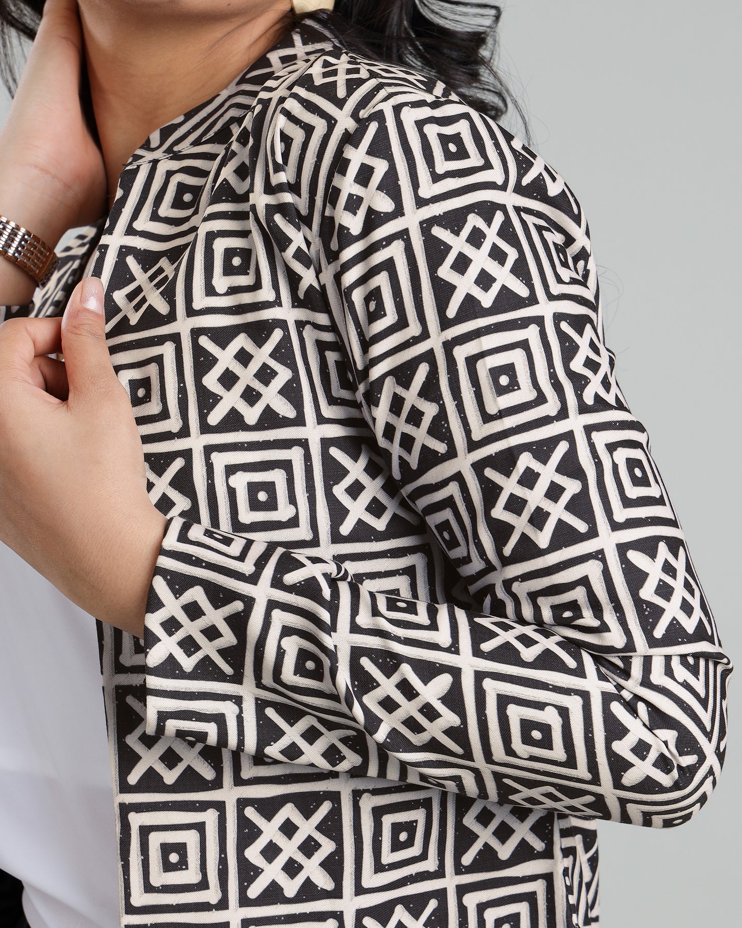 Pattern Power: Rock This Geometric Women's Jacket