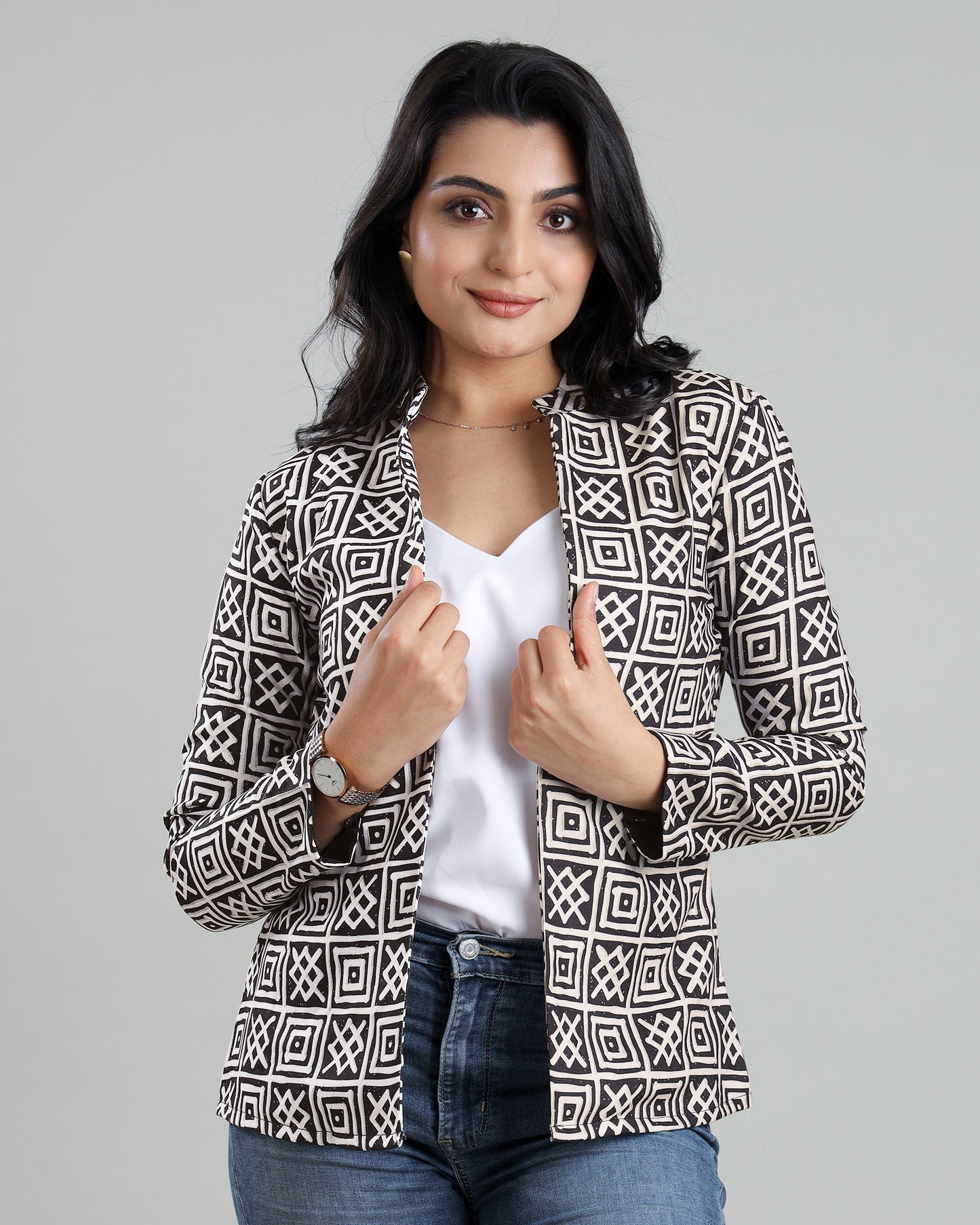 Pattern Power: Rock This Geometric Women's Jacket