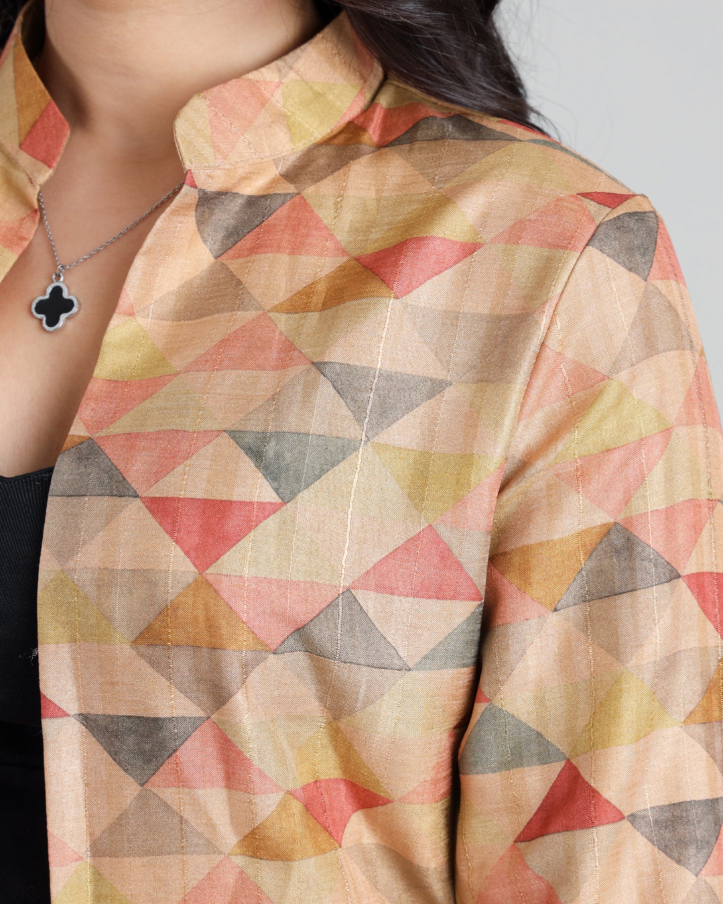Striking Shapes : Women's Modern Geometric Jacket