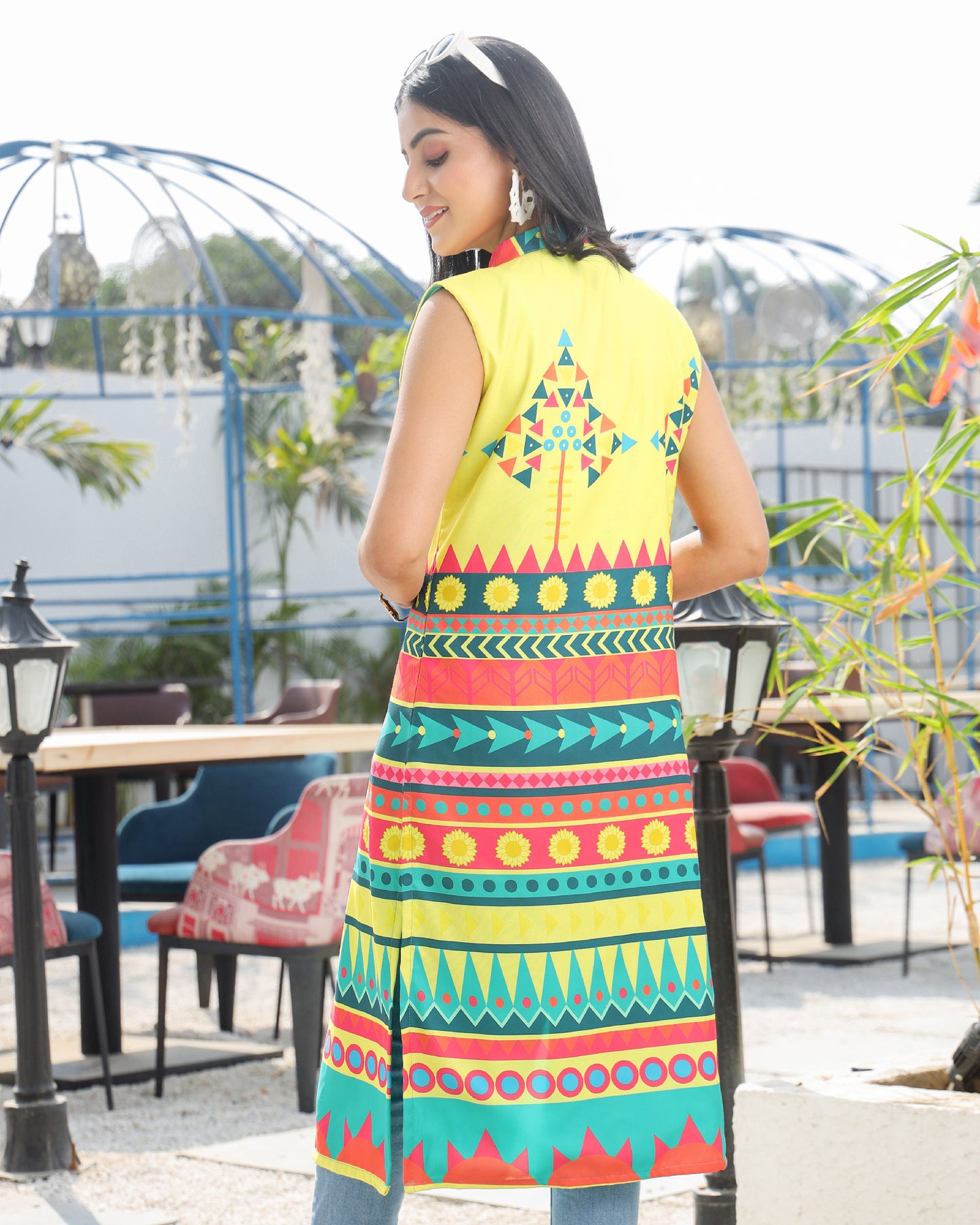 Timeless Tradition-Rayon Women's Ethnic Jacket