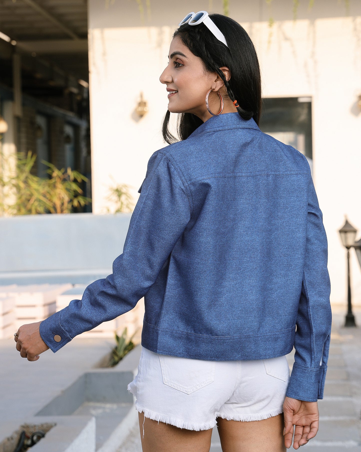Solid Statement Deniim Inspire Womens Jacket