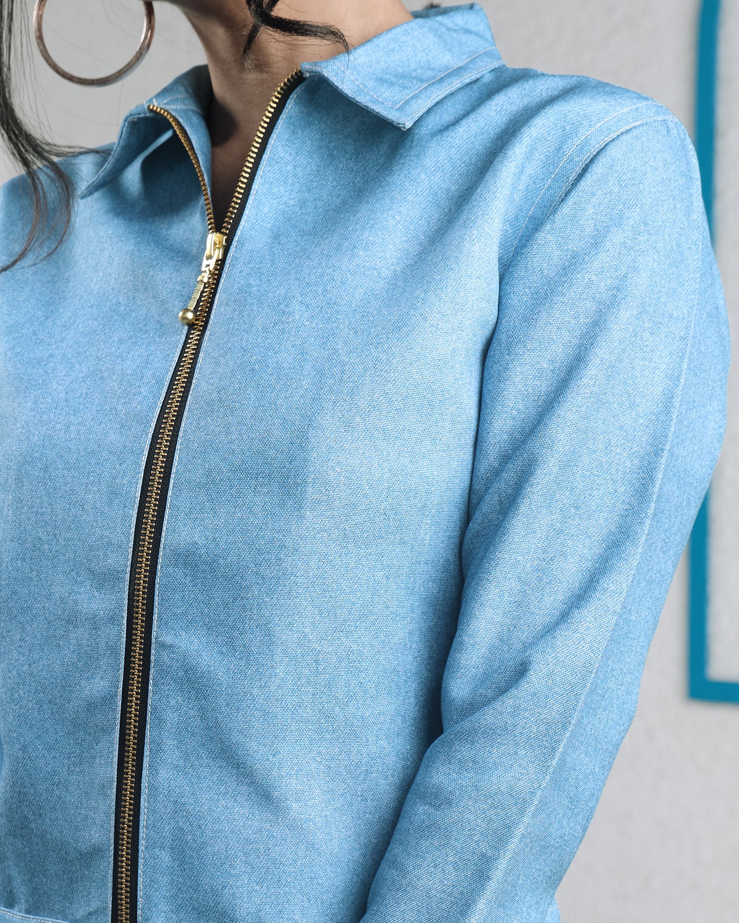Quirky Queen Jacket: Classic Deniim Touch Jacket