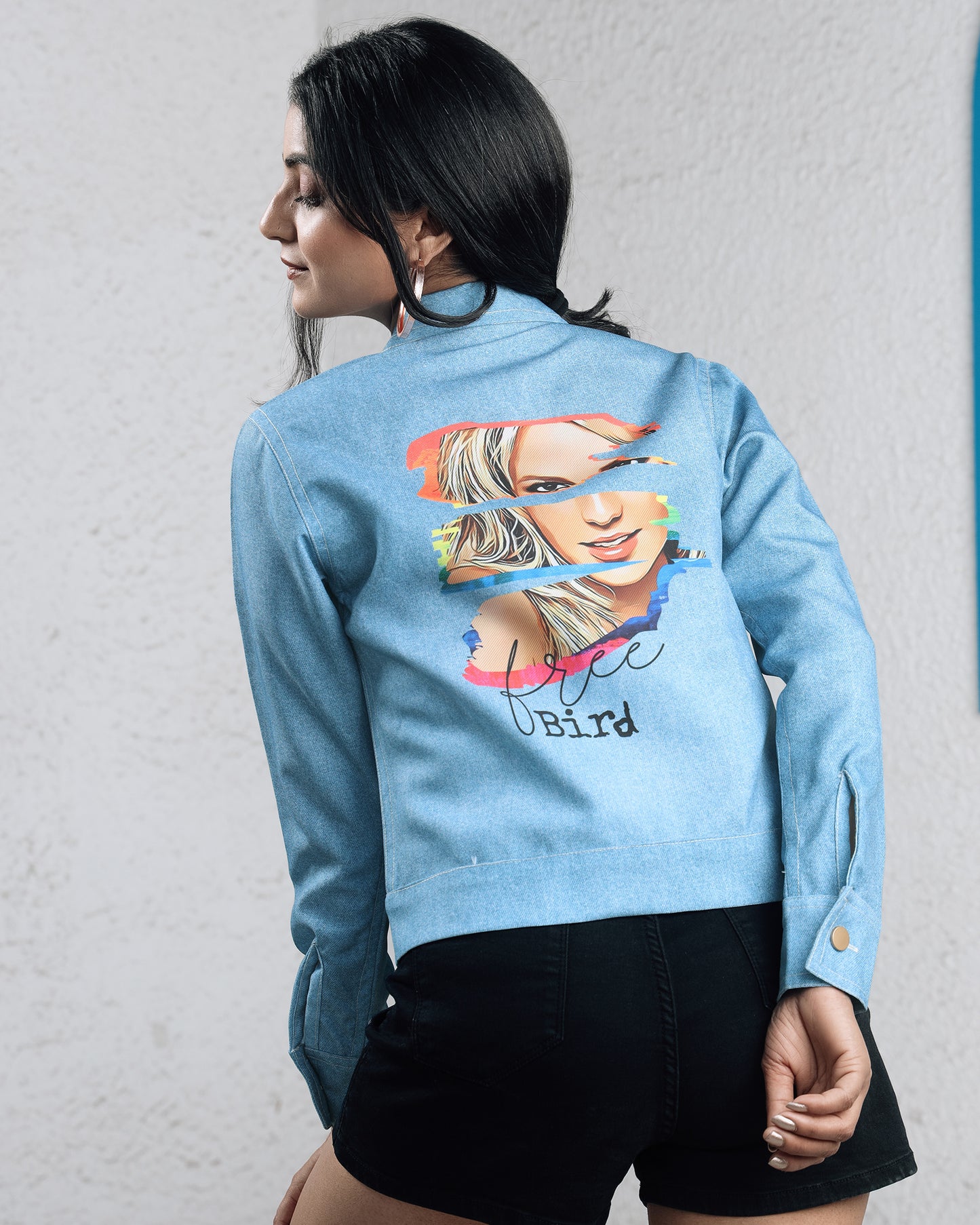 Quirky Queen Jacket: Classic Deniim Touch Jacket
